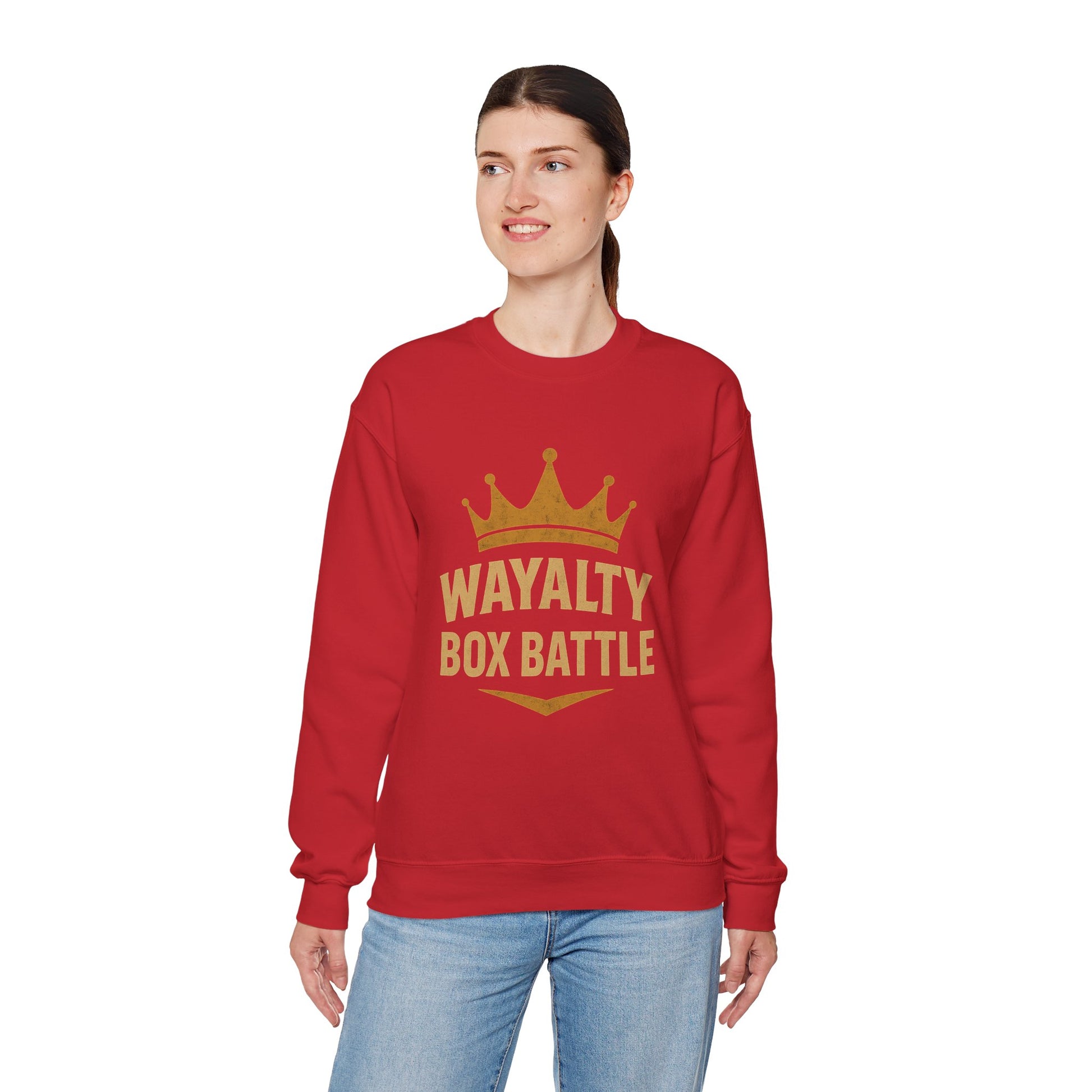Wayalty Box Battle Crewneck Sweatshirt