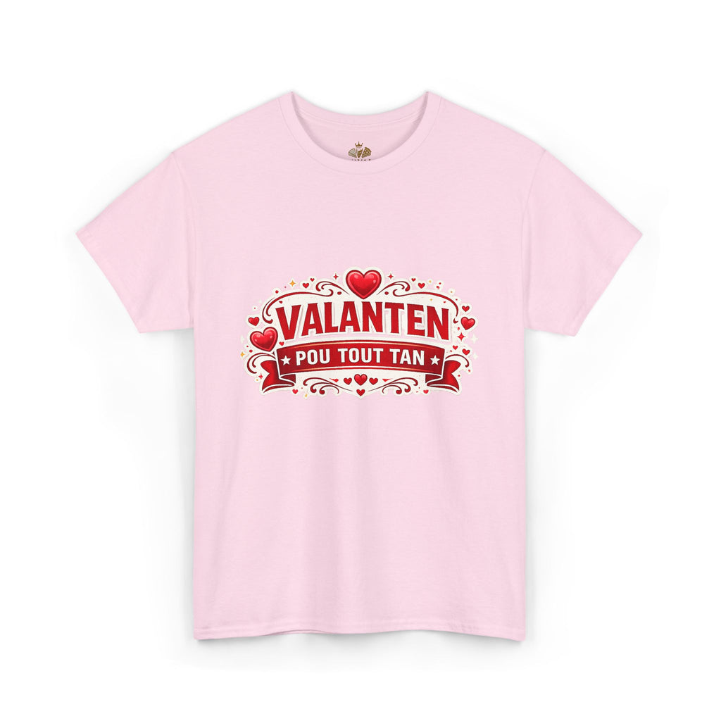 Valanten Pou Tout Tan Tee — Haitian Creole Valentine T-Shirt - Wayal Store