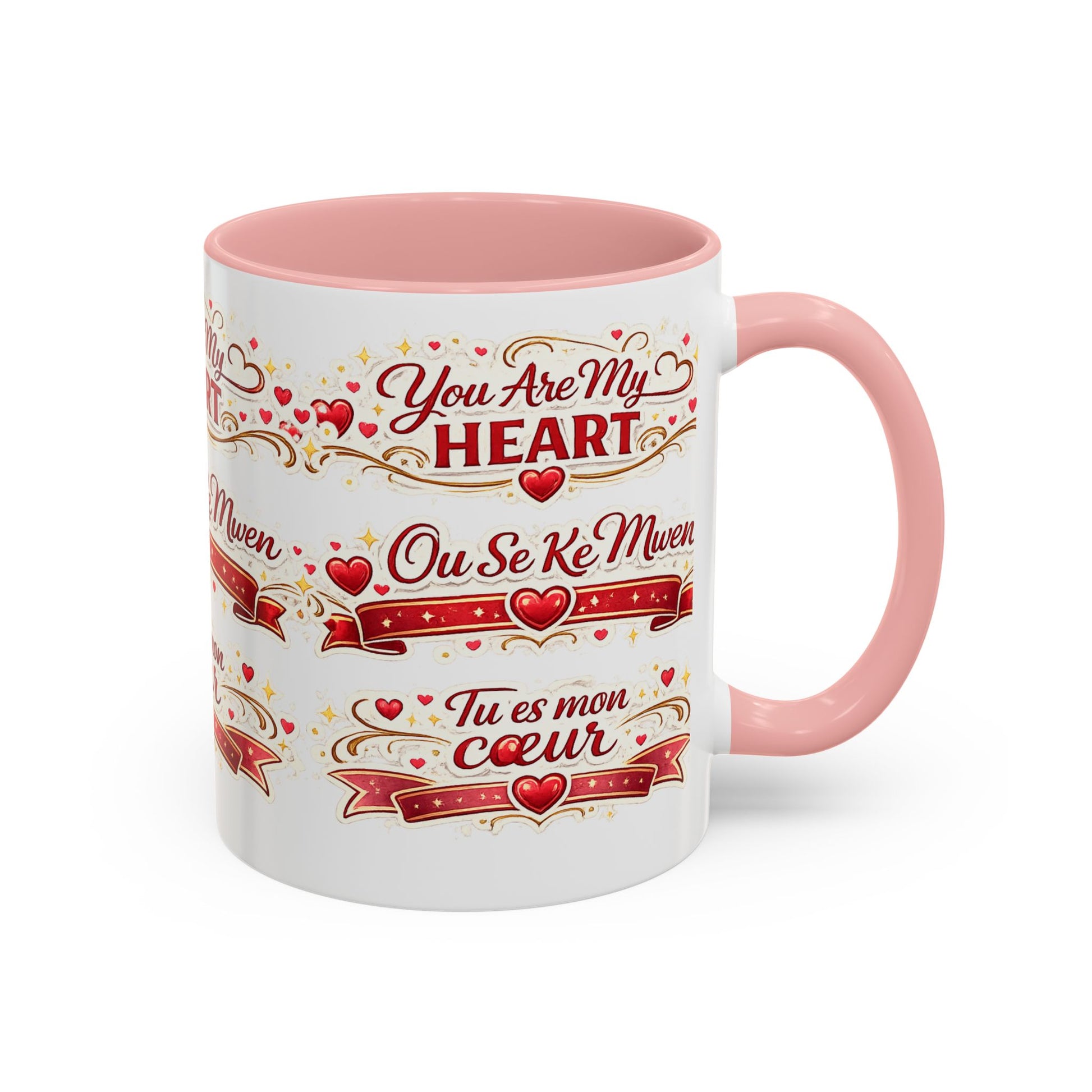 You Are My Heart Accent Coffee Mug – Multilingual Love Gift (11/15oz) - Wayal Store