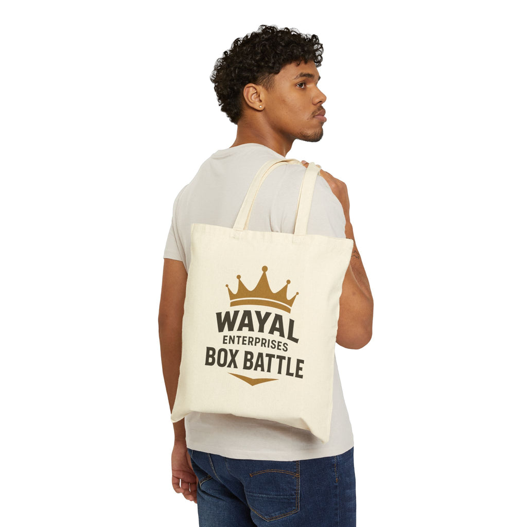 Box Battle Cotton Canvas Tote Bag