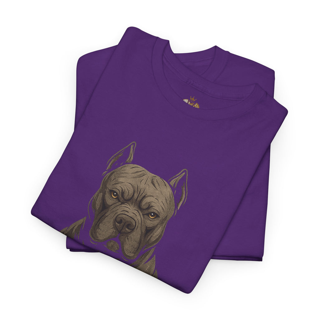 Stylish Dog-Themed Unisex Heavy Cotton Tee, Pet Lover Gift, Casual Wear, Animal Lover Apparel, Unique Graphic Tee, Everyday T-Shirt - Wayal Store