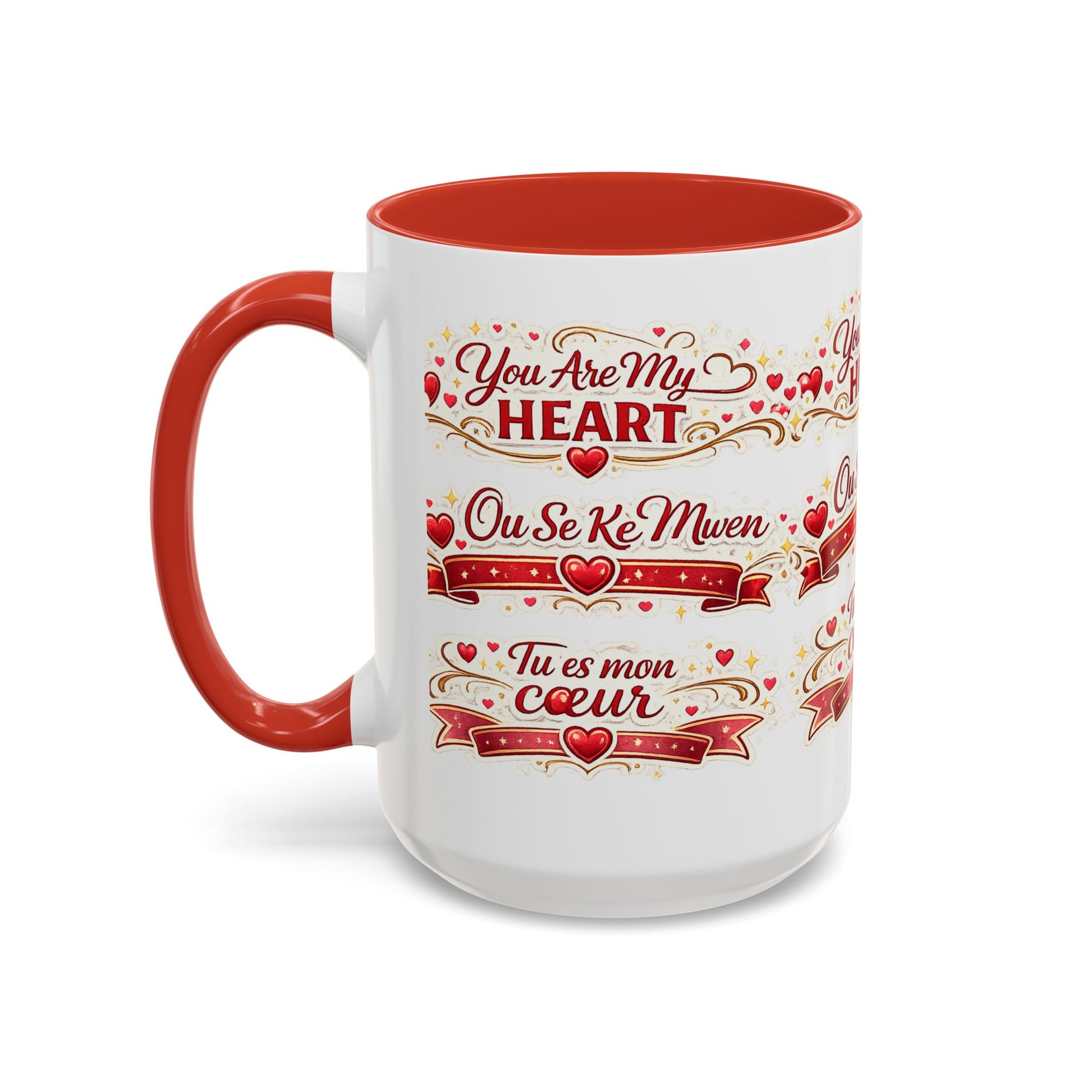 You Are My Heart Accent Coffee Mug – Multilingual Love Gift (11/15oz) - Wayal Store