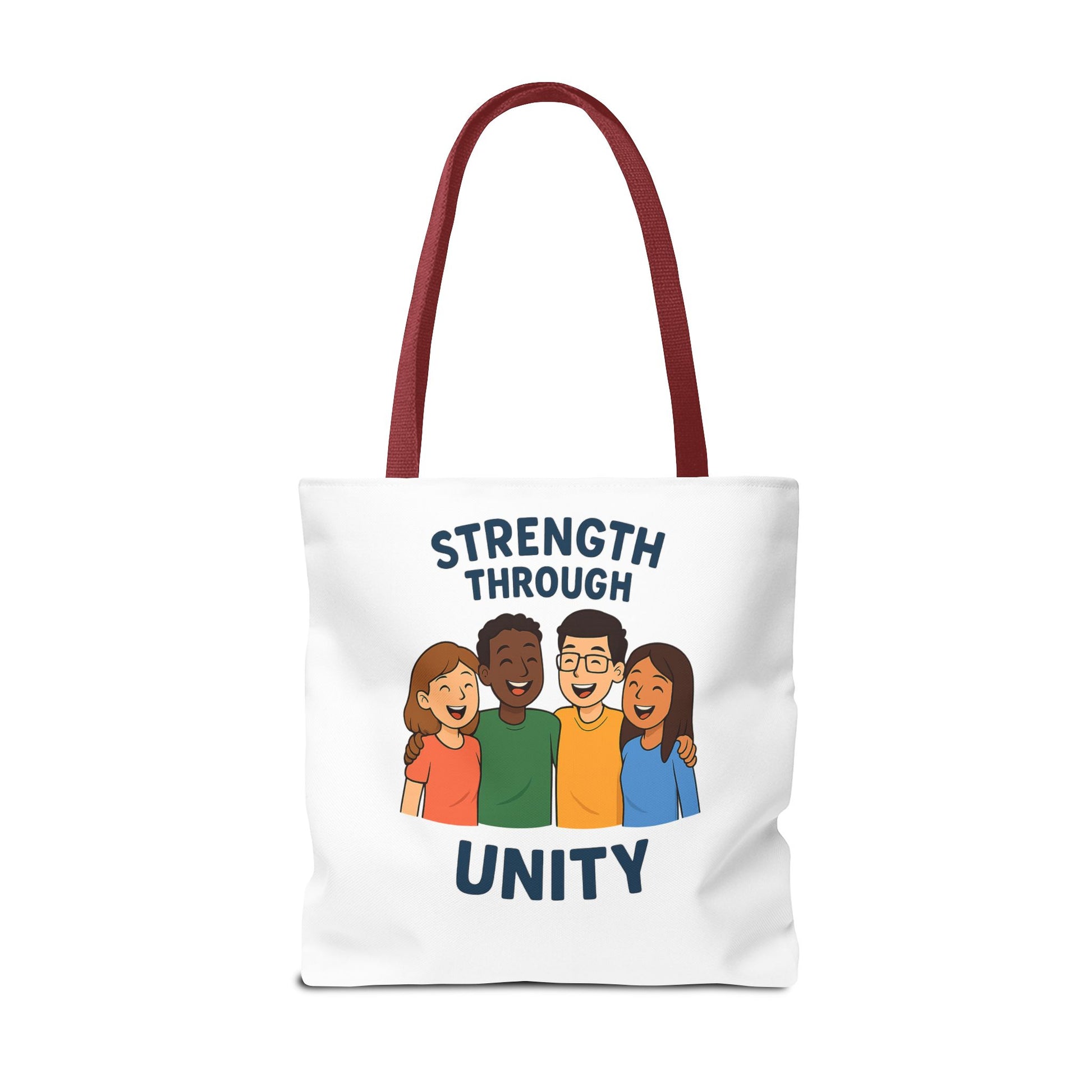Unity Tote Bag | Strength Through Unity | Eco-Friendly Tote | Gift for Friends | Motivational Carryall | Community Spirit Bag - Wayal Store