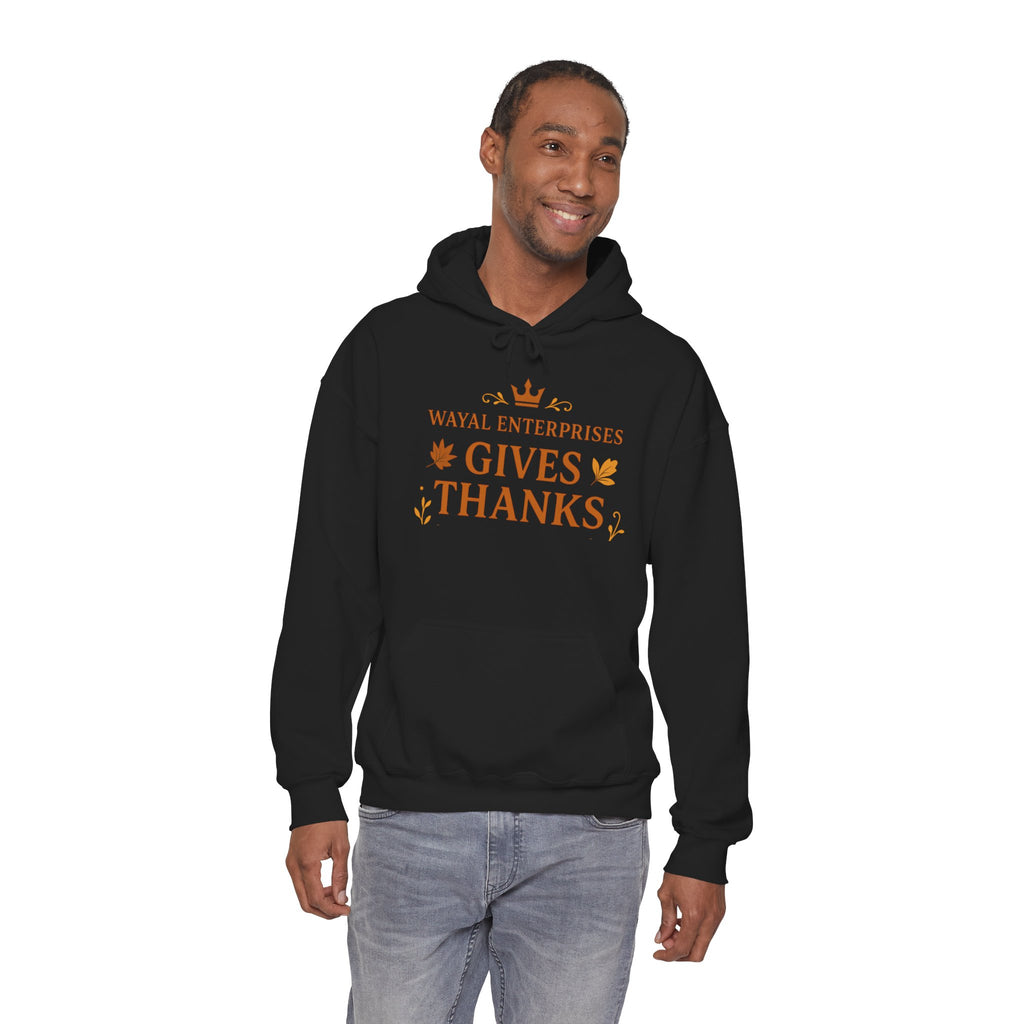 Thanksgiving Hoodie - Unisex Heavy Blend™ Sweatshirt with 'Gives Thanks' Design - Wayal Store
