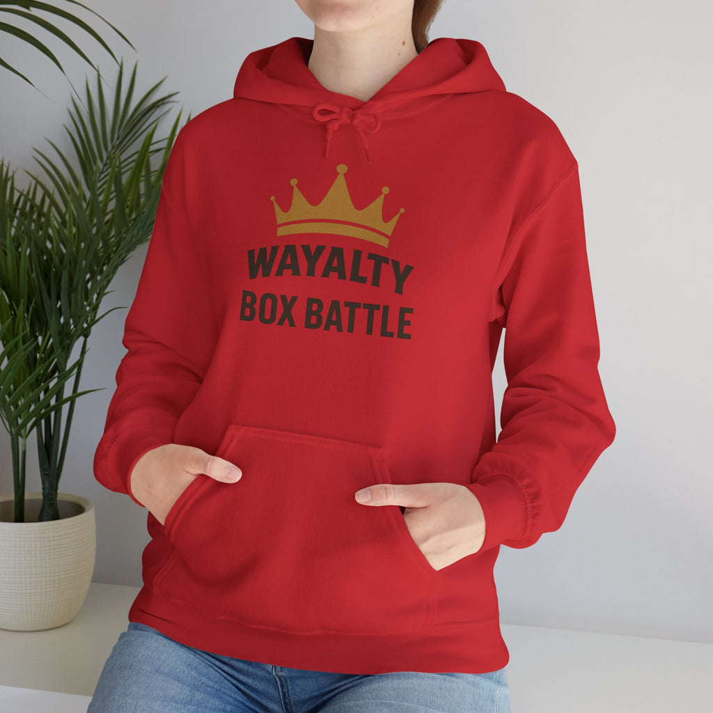 Wayalty Box Battle Hoodie — Crown Logo Pullover for Gaming Fans