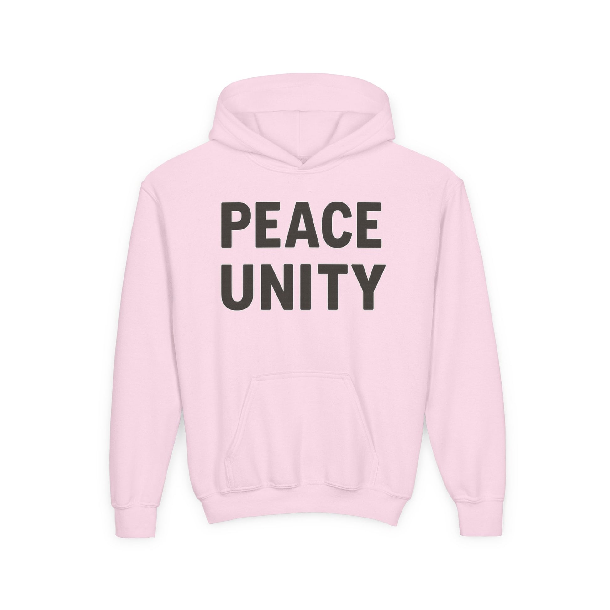 Youth Unity Hooded Sweatshirt | Peace & Unity Graphic | Diversity and Inclusion Apparel | Gift for Friends | Cozy Streetwear | [...] - Wayal Store