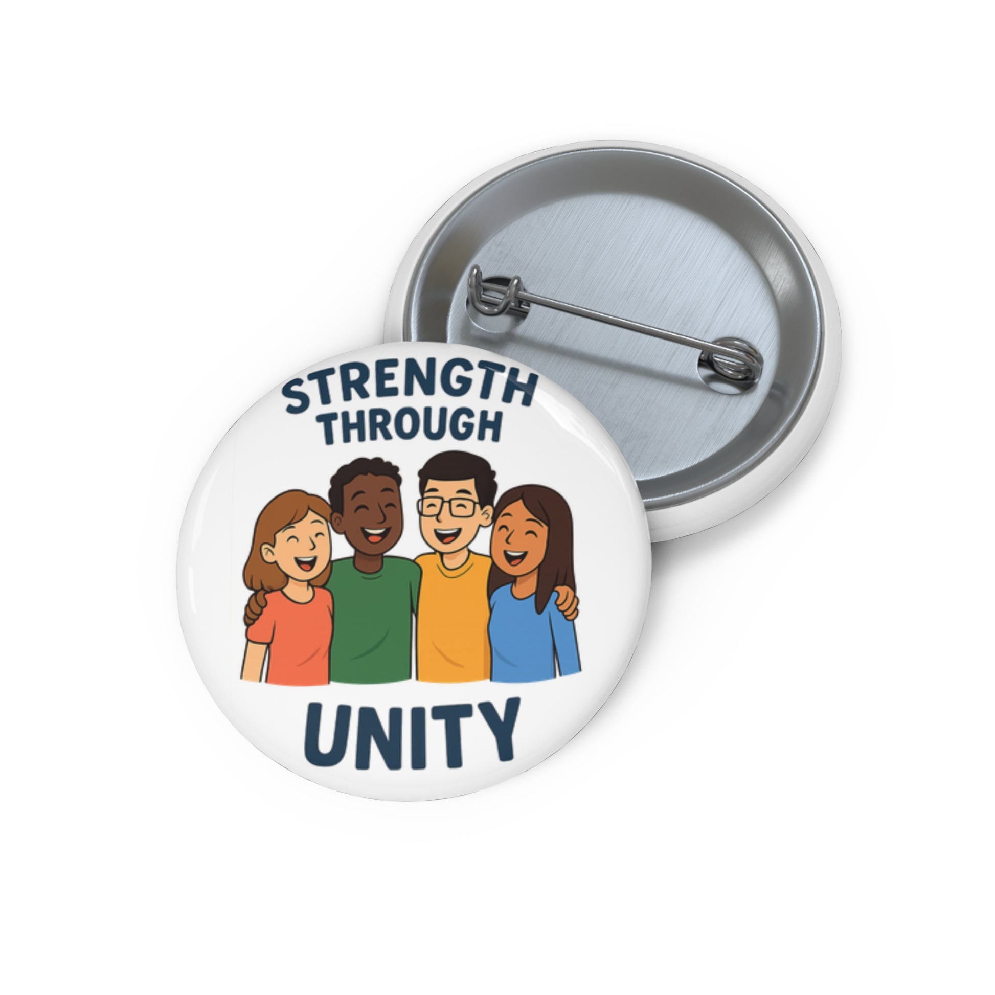 Custom| Strength Through Unity |Pin Buttons - Wayal Store
