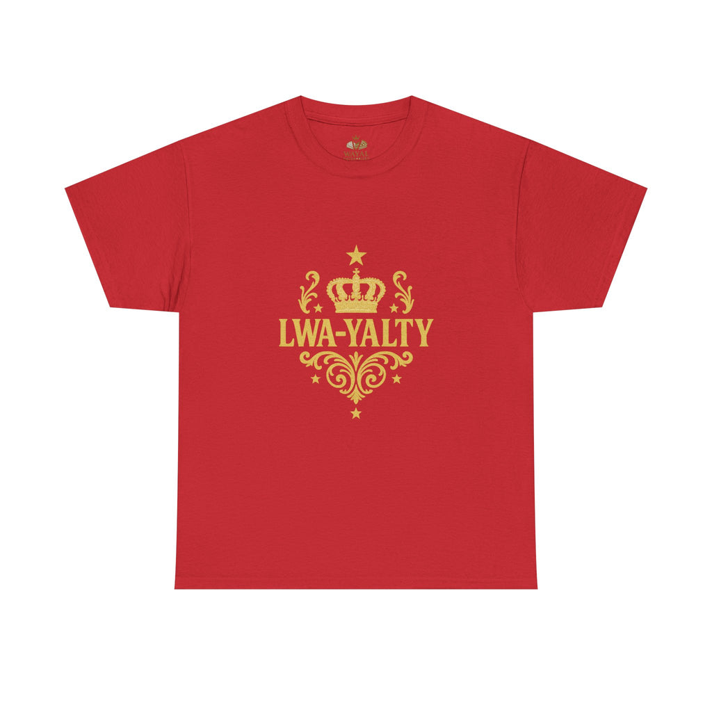 Crown Loyalty Tee - Unisex Heavy Cotton Shirt for Casual Wear, Gift for Royalty Lovers, Birthday, Friendship, Family Events - Wayal Store