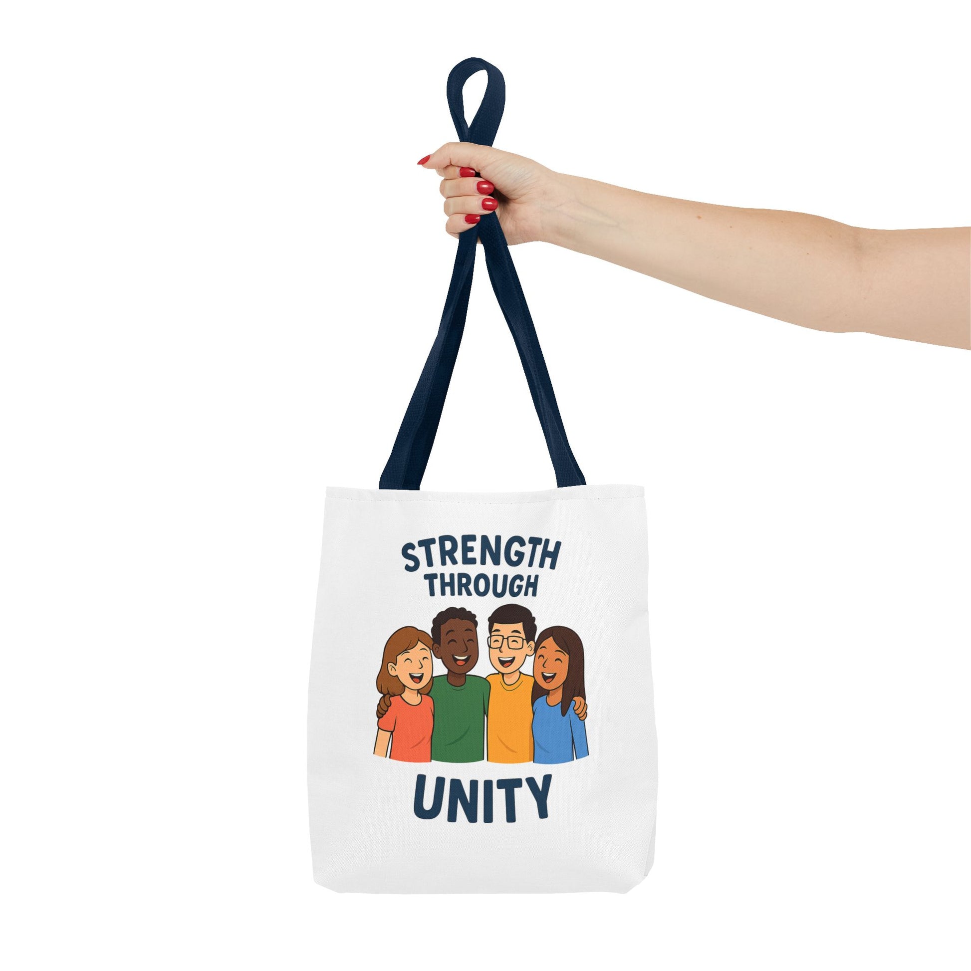 Unity Tote Bag | Strength Through Unity | Eco-Friendly Tote | Gift for Friends | Motivational Carryall | Community Spirit Bag - Wayal Store