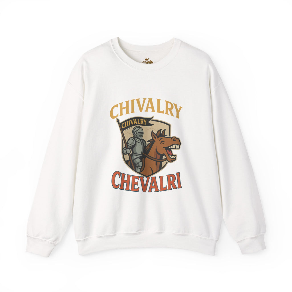 Chivalry Crewneck Sweatshirt, Unisex Heavy Blend, Cozy Casual Wear, Gift for Gamers, Renaissance Fair Apparel, Everyday Comfort - Wayal Store
