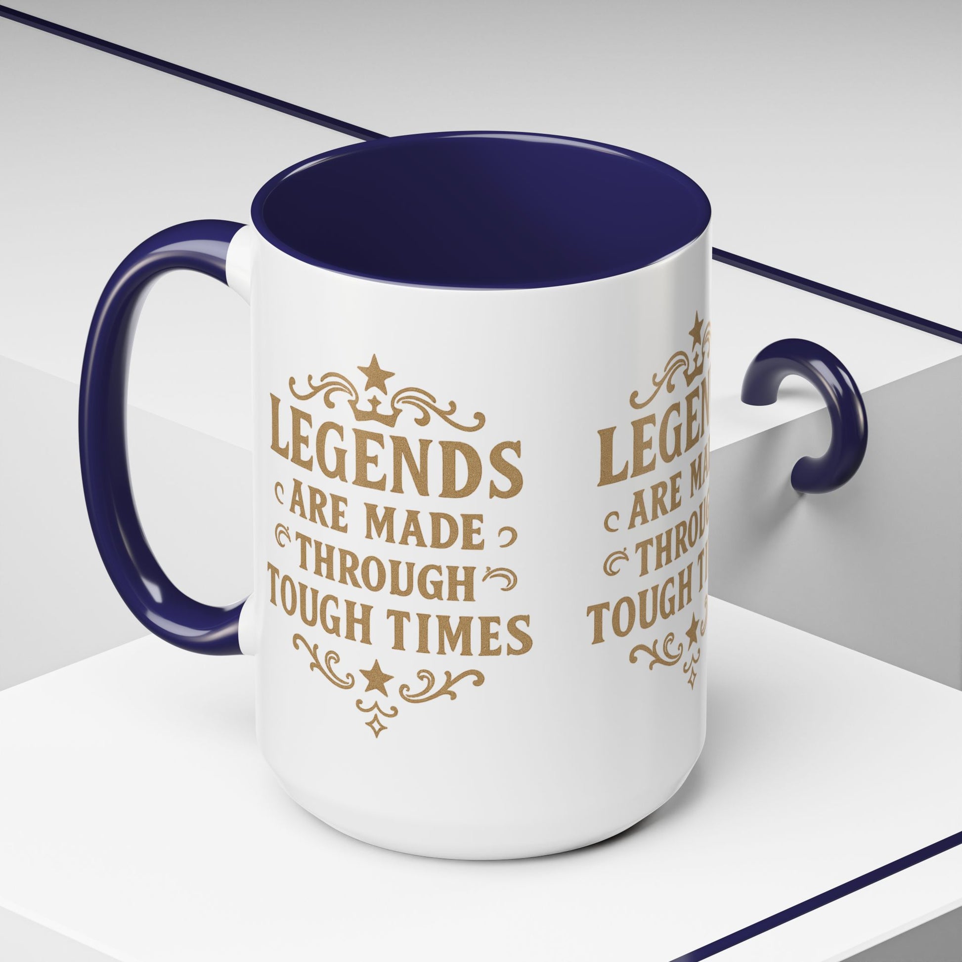 Legends Coffee Mug - Inspirational Drinkware, Gift for Motivational Quotes, Unique Housewarming, Cool Office Mug, 11oz & 15oz - Wayal Store