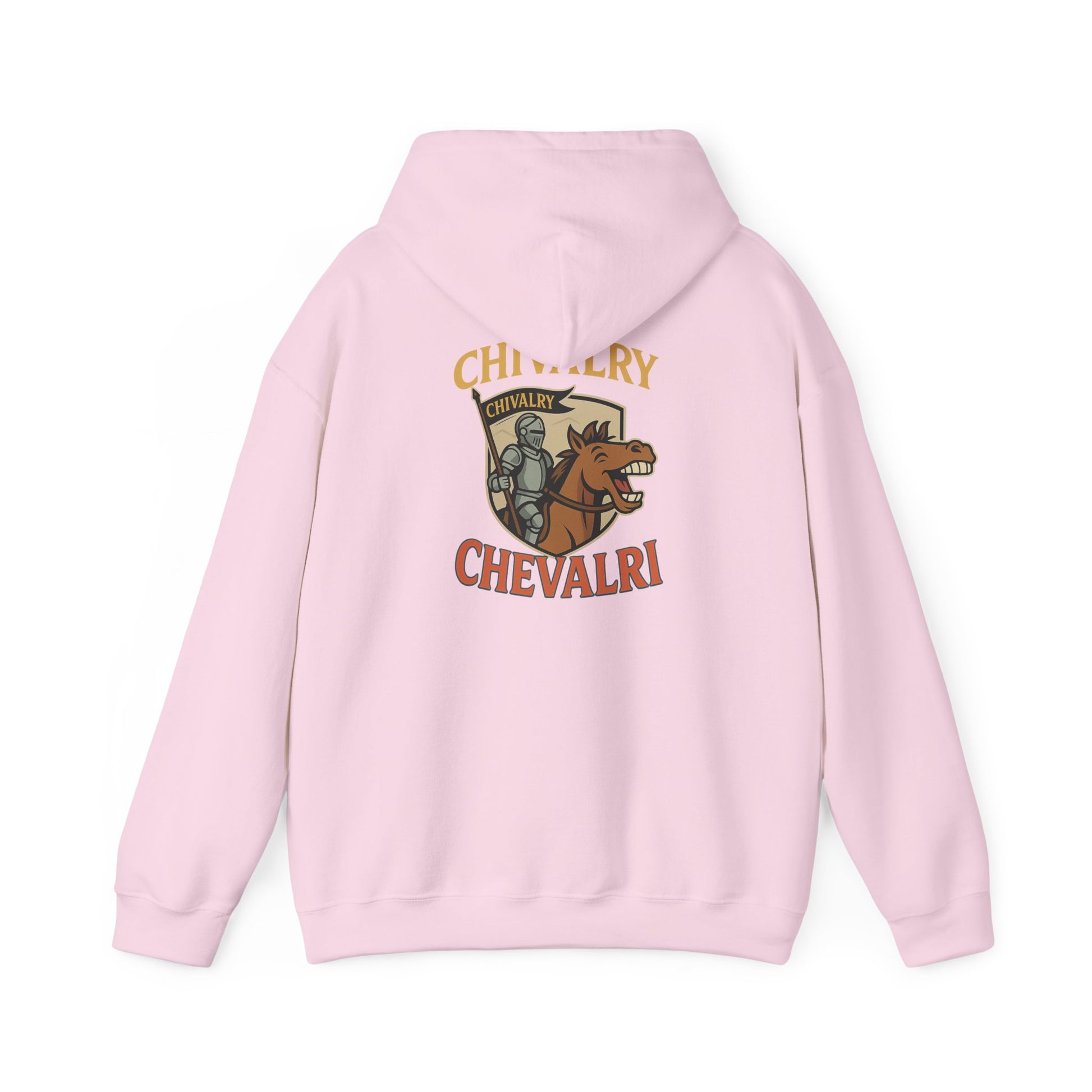 Custom Hooded Sweatshirt for Knights & Pizza Lovers | Cozy Gift, College Apparel, Fun Hoodie, Vegan Merch - Wayal Store