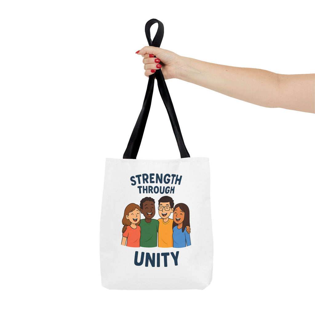 Unity Tote Bag | Strength Through Unity | Eco-Friendly Tote | Gift for Friends | Motivational Carryall | Community Spirit Bag - Wayal Store