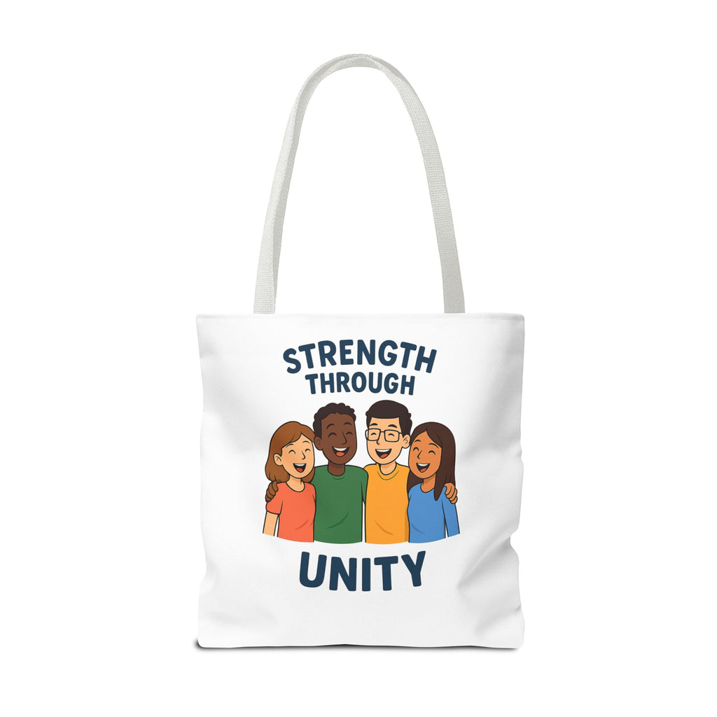 Unity Tote Bag | Strength Through Unity | Eco-Friendly Tote | Gift for Friends | Motivational Carryall | Community Spirit Bag - Wayal Store