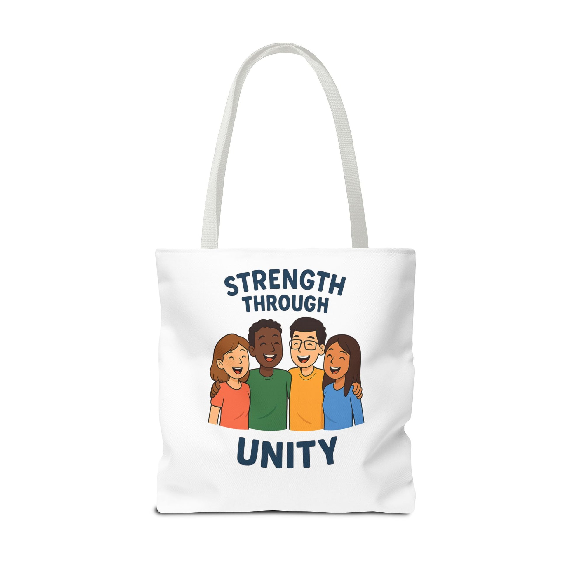 Unity Tote Bag | Strength Through Unity | Eco-Friendly Tote | Gift for Friends | Motivational Carryall | Community Spirit Bag - Wayal Store
