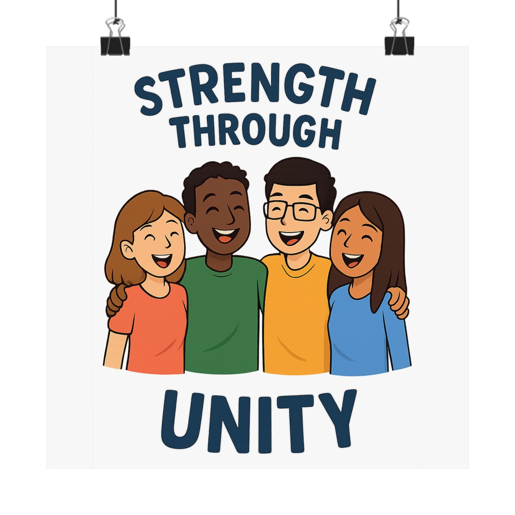 Unity Message Poster, Inspirational Art Print, Wall Décor, Motivational Home Decor, Positive Affirmation Art - Wayal Store