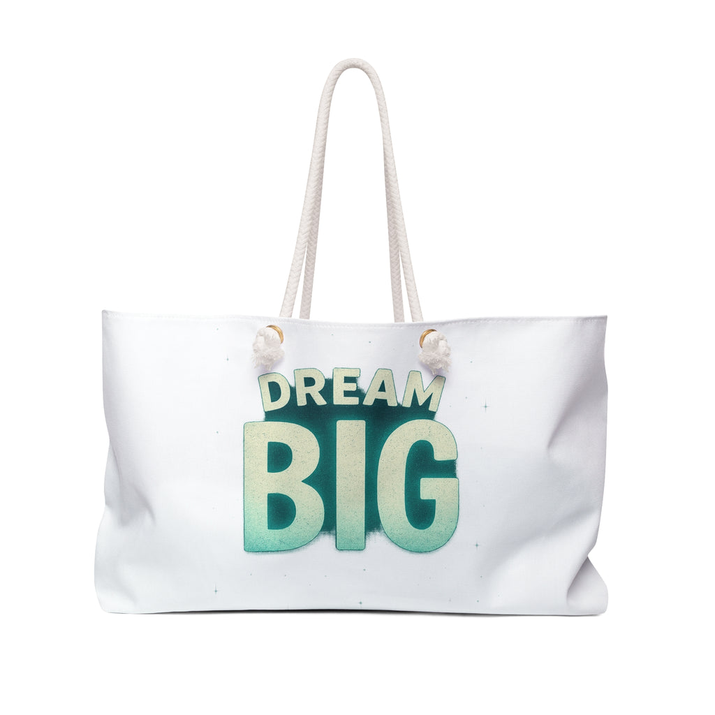 Motivational Weekender Bag - Dream Big Tote | Perfect for Travel, Gym, Beach, Gifts, and Daily Essentials - Wayal Store