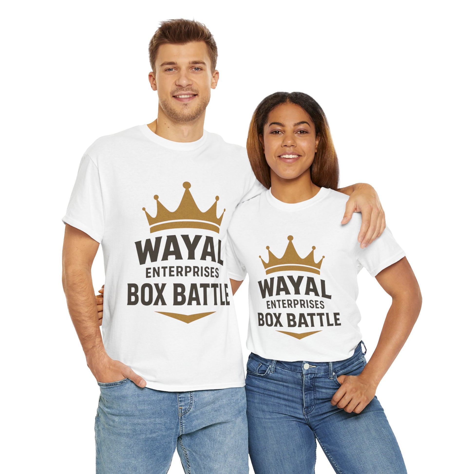 Wayal Enterprises Box Battle Unisex Heavy Cotton Tee