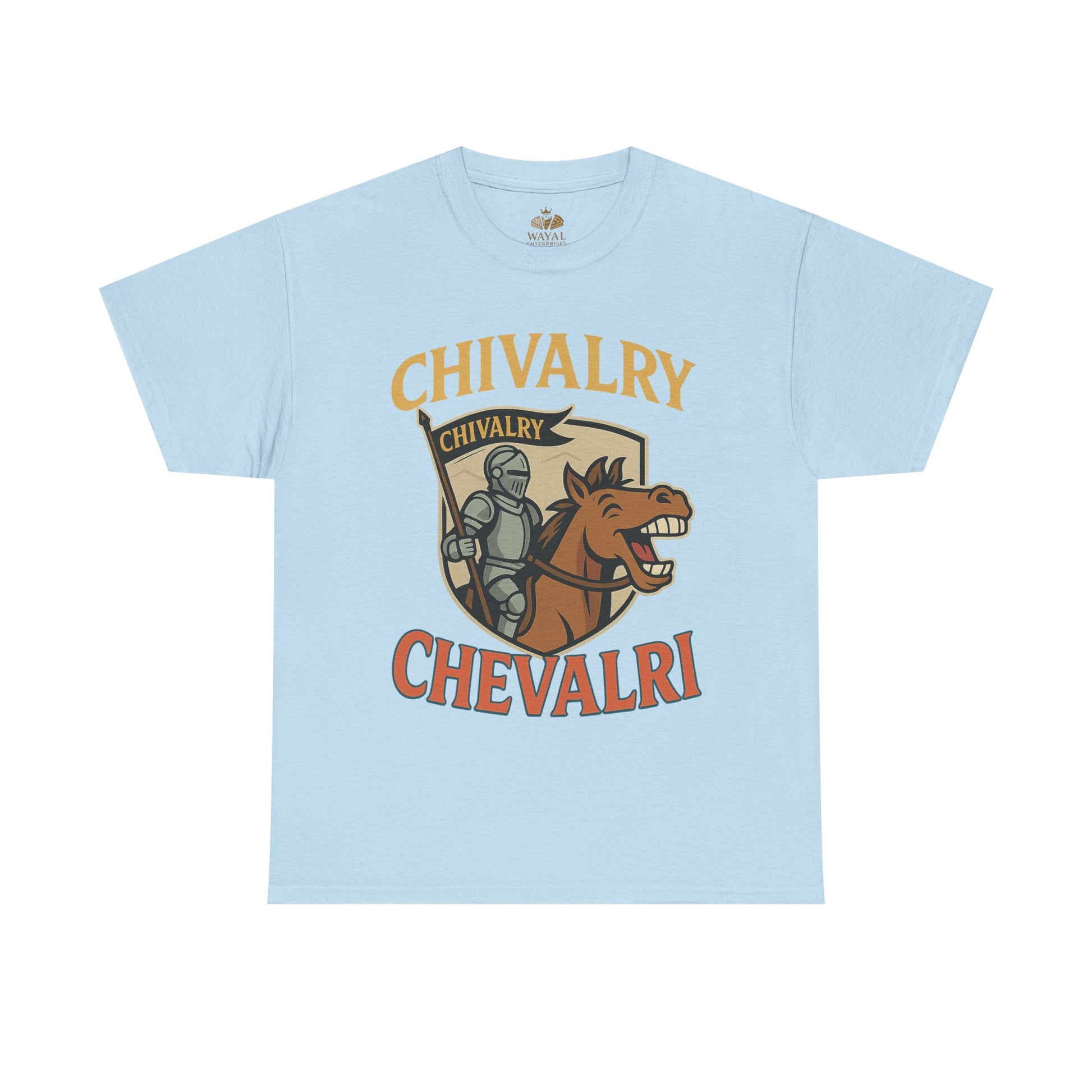 Chivalry-Themed Unisex Heavy Cotton Tee, Knight Shirt, Medieval Fan Apparel, Funny Gift, Renaissance Festival Clothing - Wayal Store