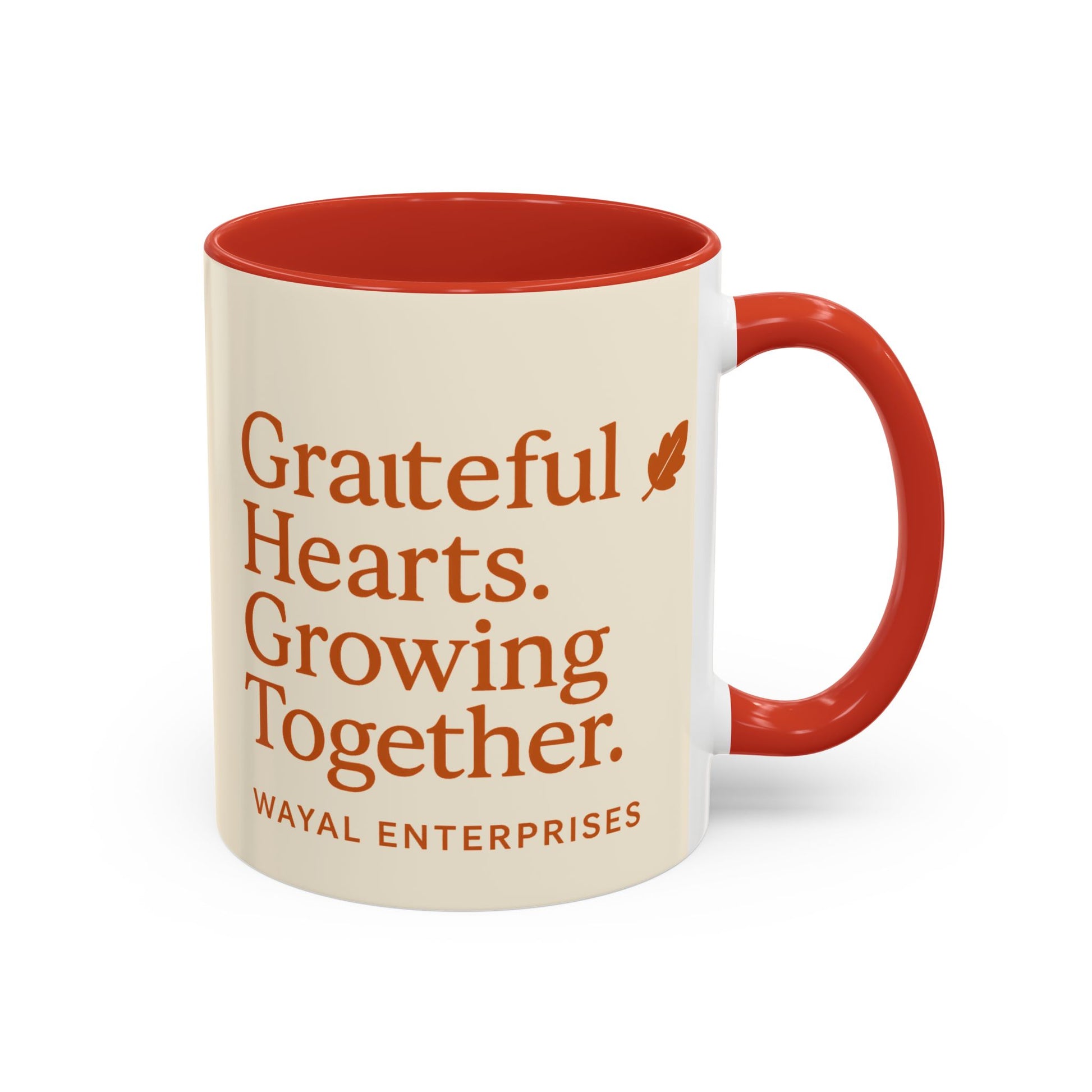 Grateful Hearts Coffee Mug - 11oz & 15oz - Perfect for Cozy Moments