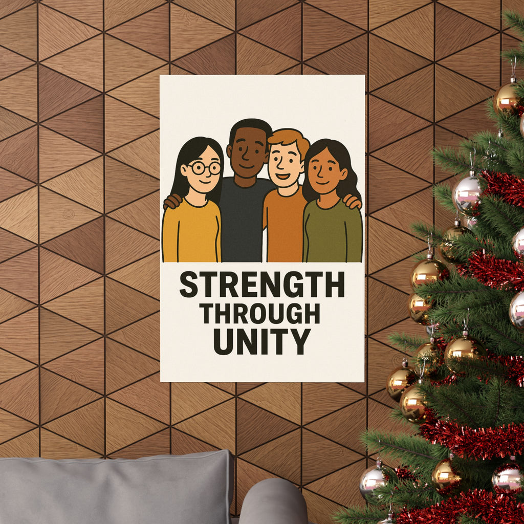 Unity Message Poster, Inspirational Art Print, Wall Décor, Motivational Home Decor, Positive Affirmation Art - Wayal Store