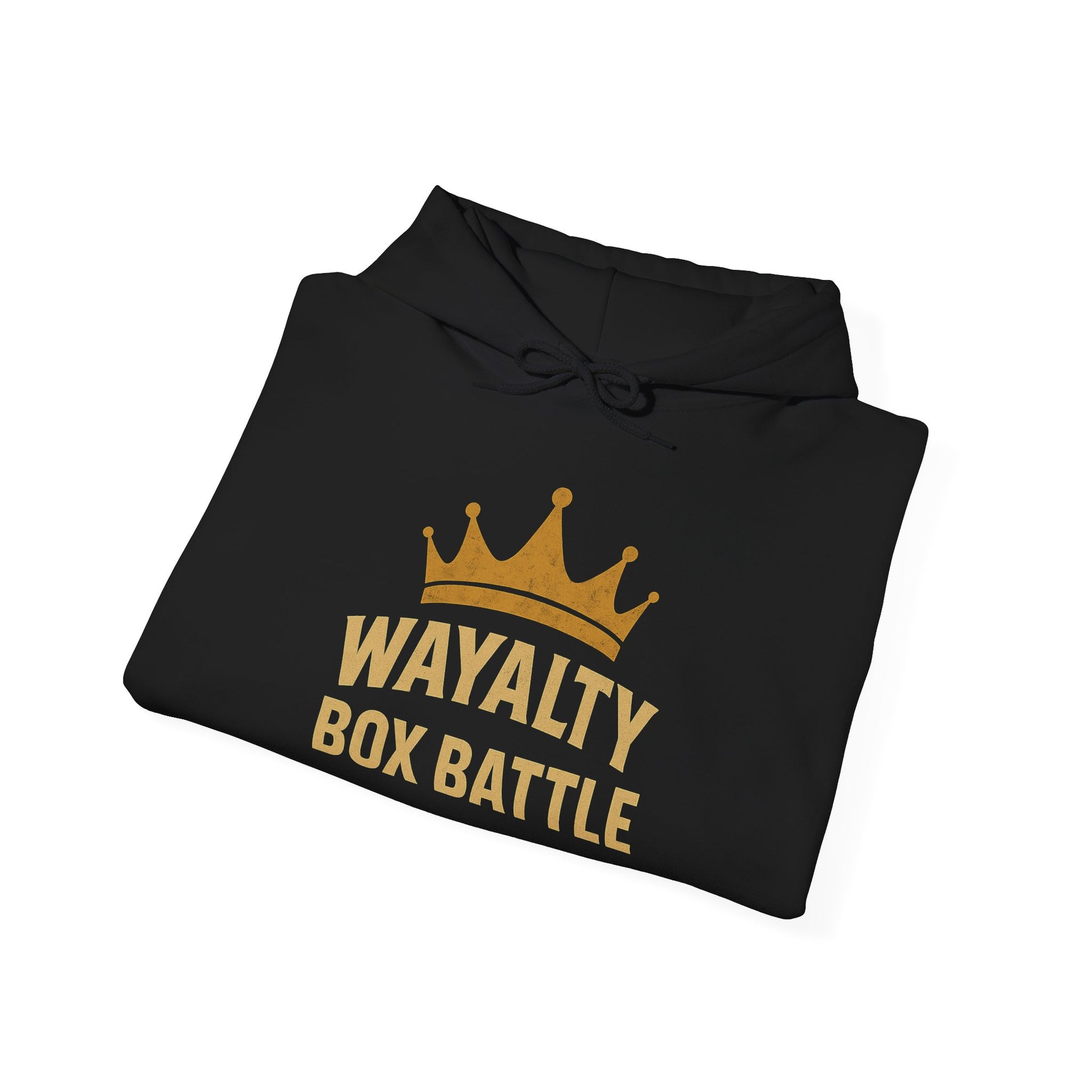 Wayalty Box Battle Hoodie — Crown Logo Pullover for Gaming Fans