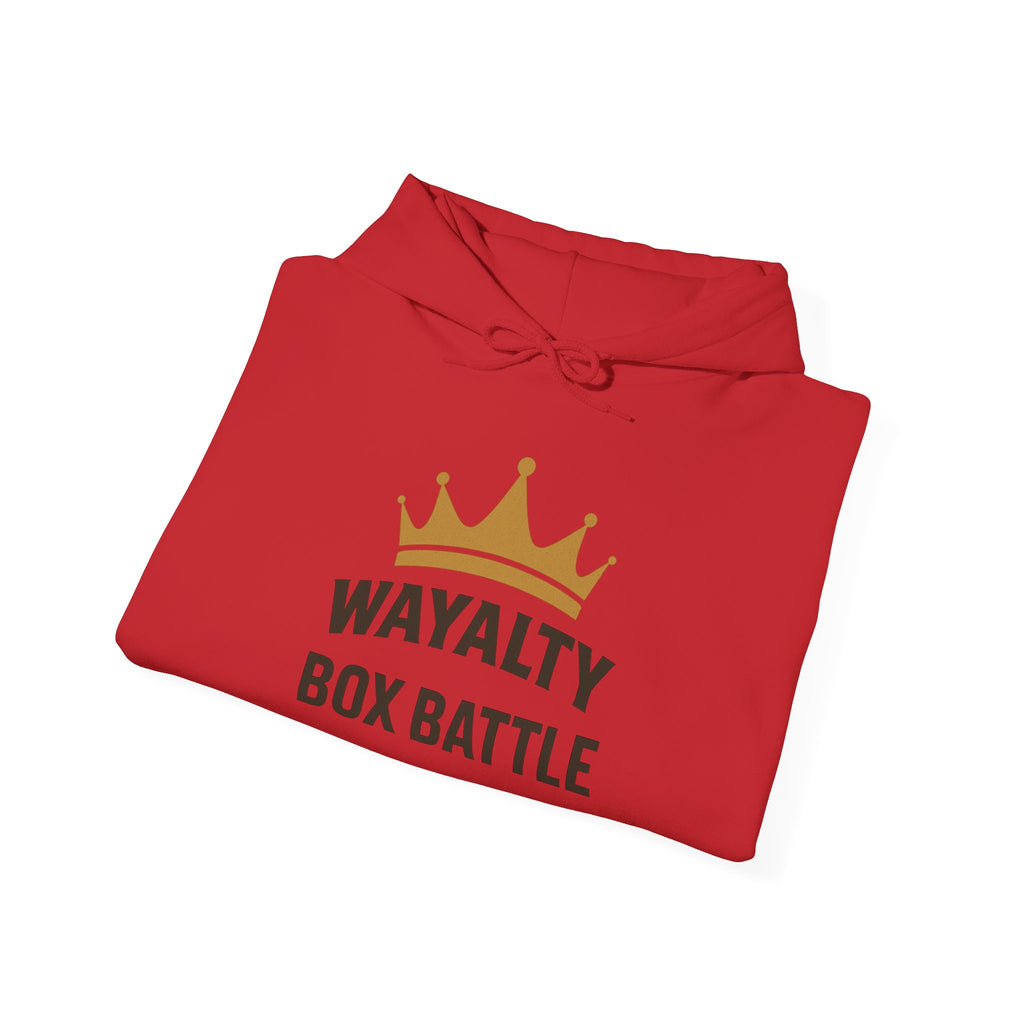 Wayalty Box Battle Hoodie — Crown Logo Pullover for Gaming Fans