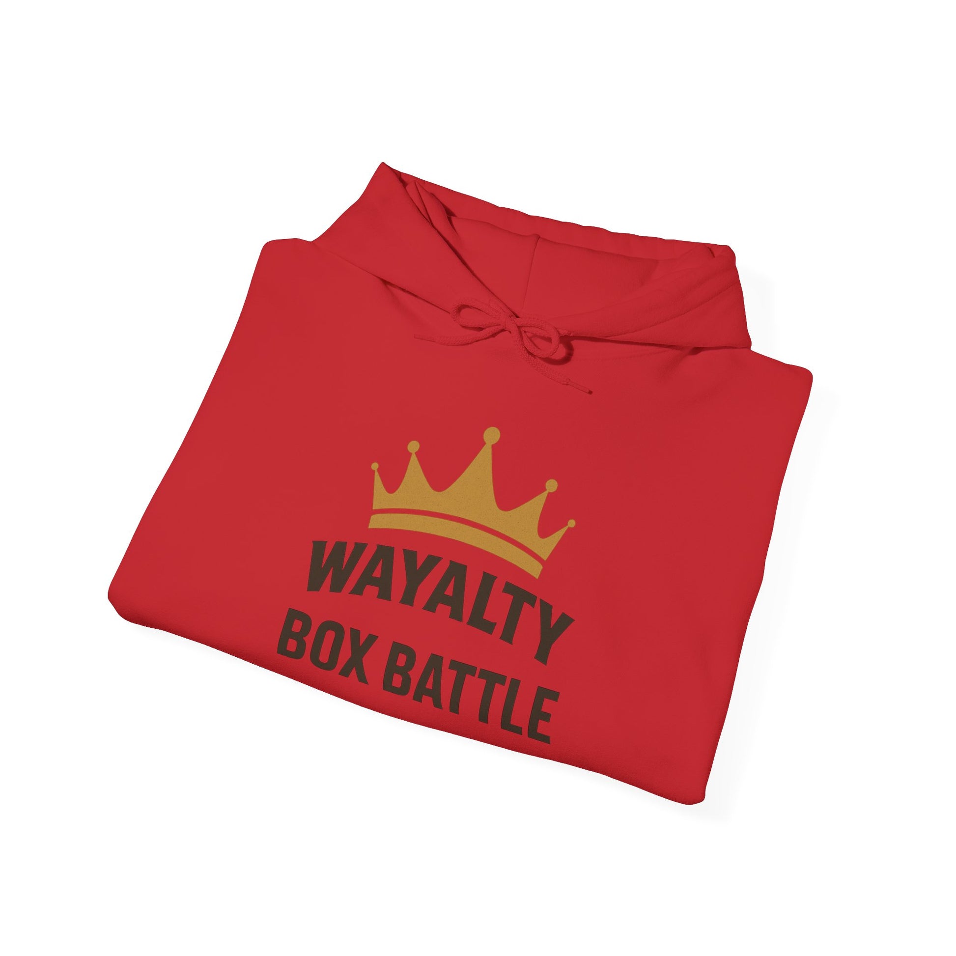 Wayalty Box Battle Hoodie — Crown Logo Pullover for Gaming Fans