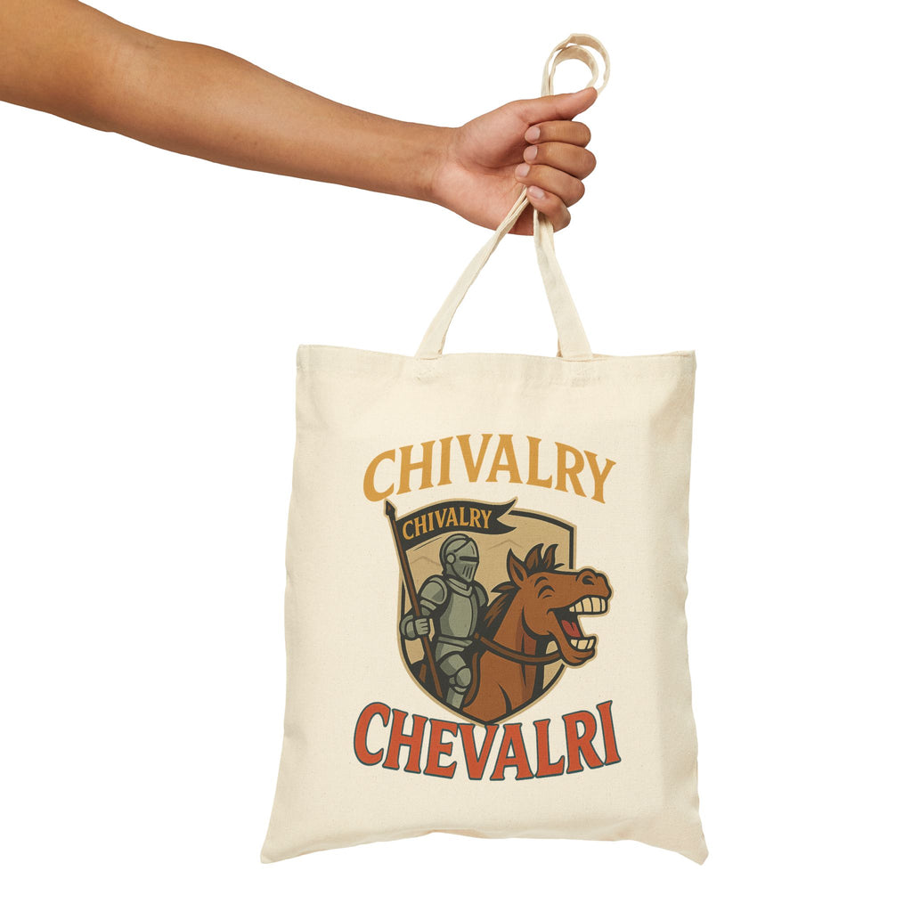 Chivalry Knight Tote Bag | Eco-Friendly Grocery, Beach, and Everyday Bag, Gift for Medieval Lovers - Wayal Store