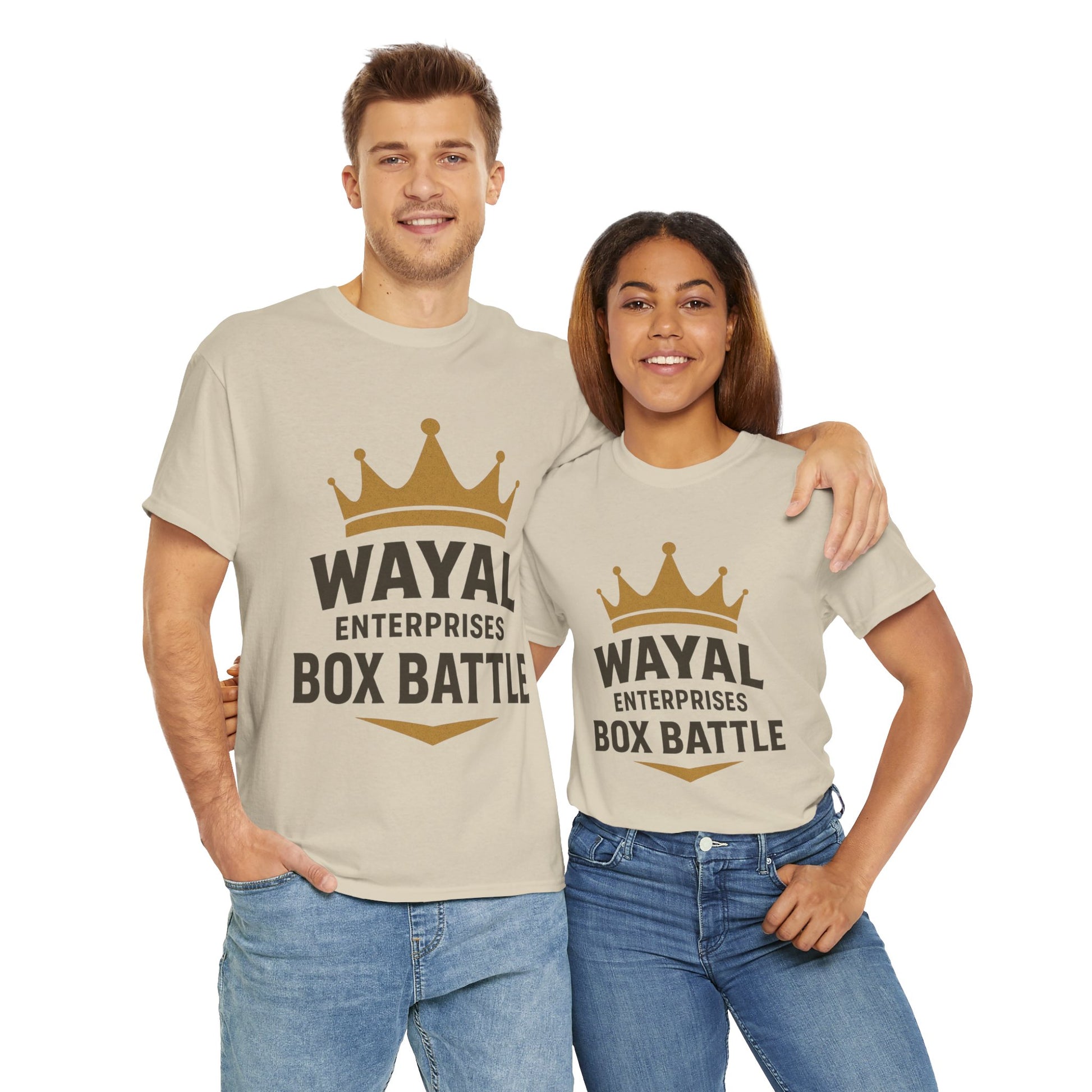 Wayal Enterprises Box Battle Unisex Heavy Cotton Tee