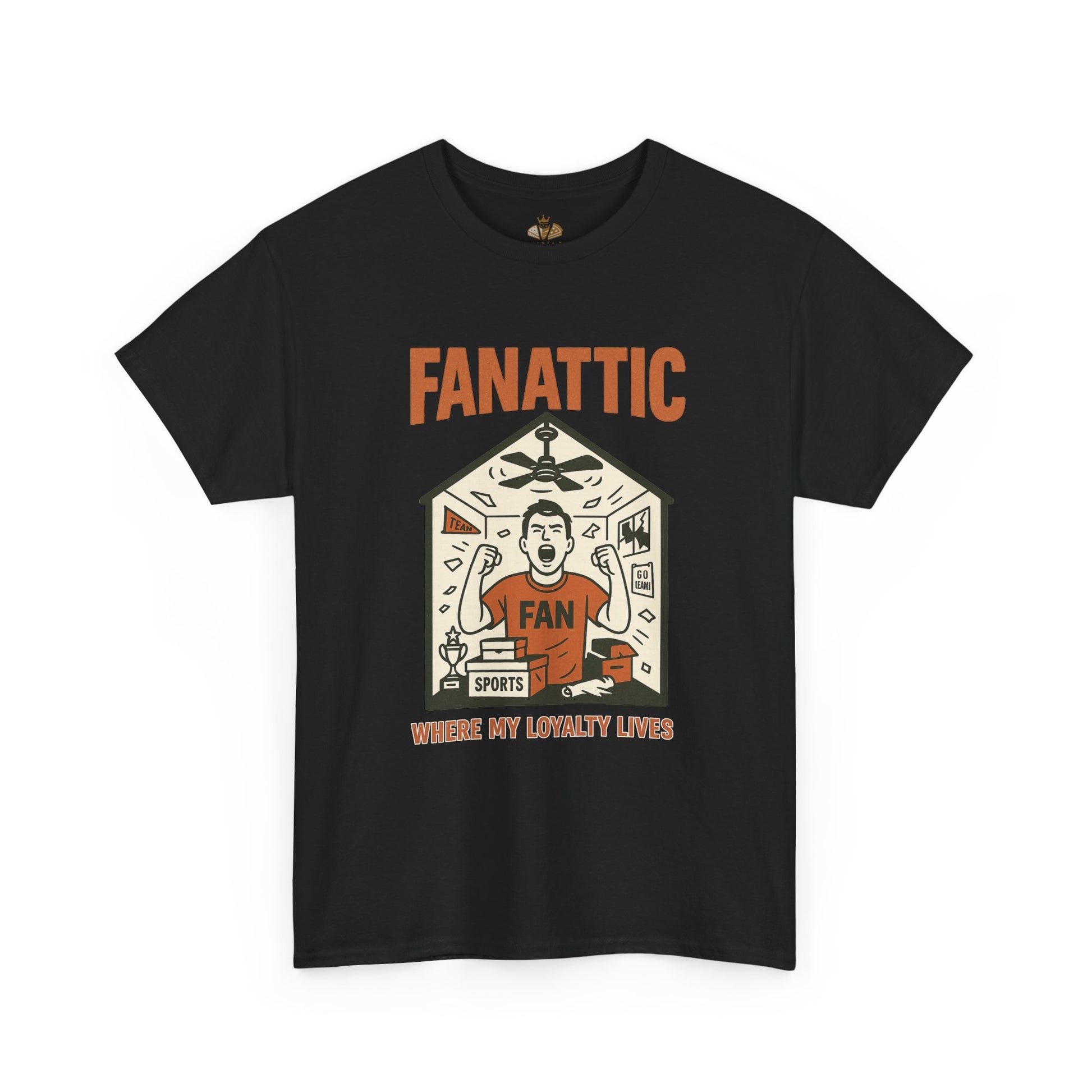 Sports Fanatic Tee - Unisex Heavy Cotton T-Shirt, Comfortable Everyday Wear, Gift for Sports Fans, Team Spirit Shirt, Casual Fashion - Wayal Store