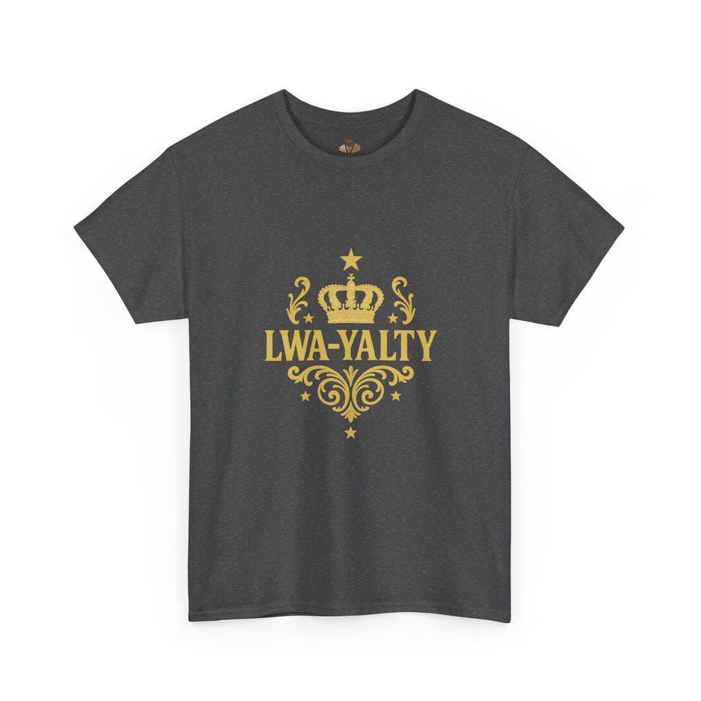 Crown Loyalty Tee - Unisex Heavy Cotton Shirt for Casual Wear, Gift for Royalty Lovers, Birthday, Friendship, Family Events - Wayal Store