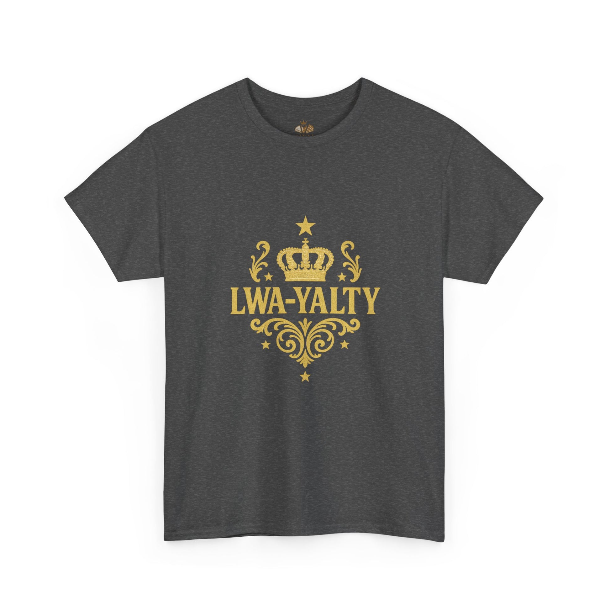 Crown Loyalty Tee - Unisex Heavy Cotton Shirt for Casual Wear, Gift for Royalty Lovers, Birthday, Friendship, Family Events - Wayal Store