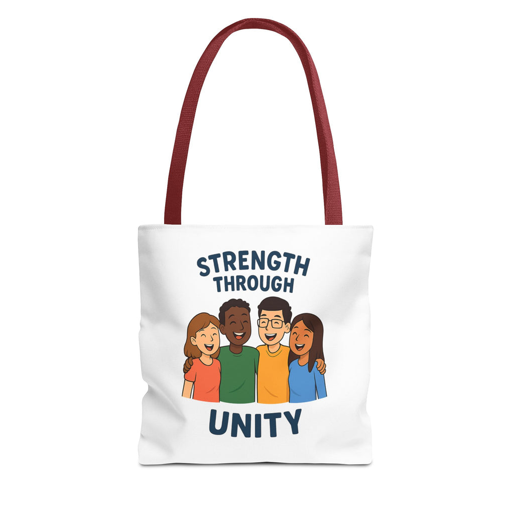 Unity Tote Bag | Strength Through Unity | Eco-Friendly Tote | Gift for Friends | Motivational Carryall | Community Spirit Bag - Wayal Store