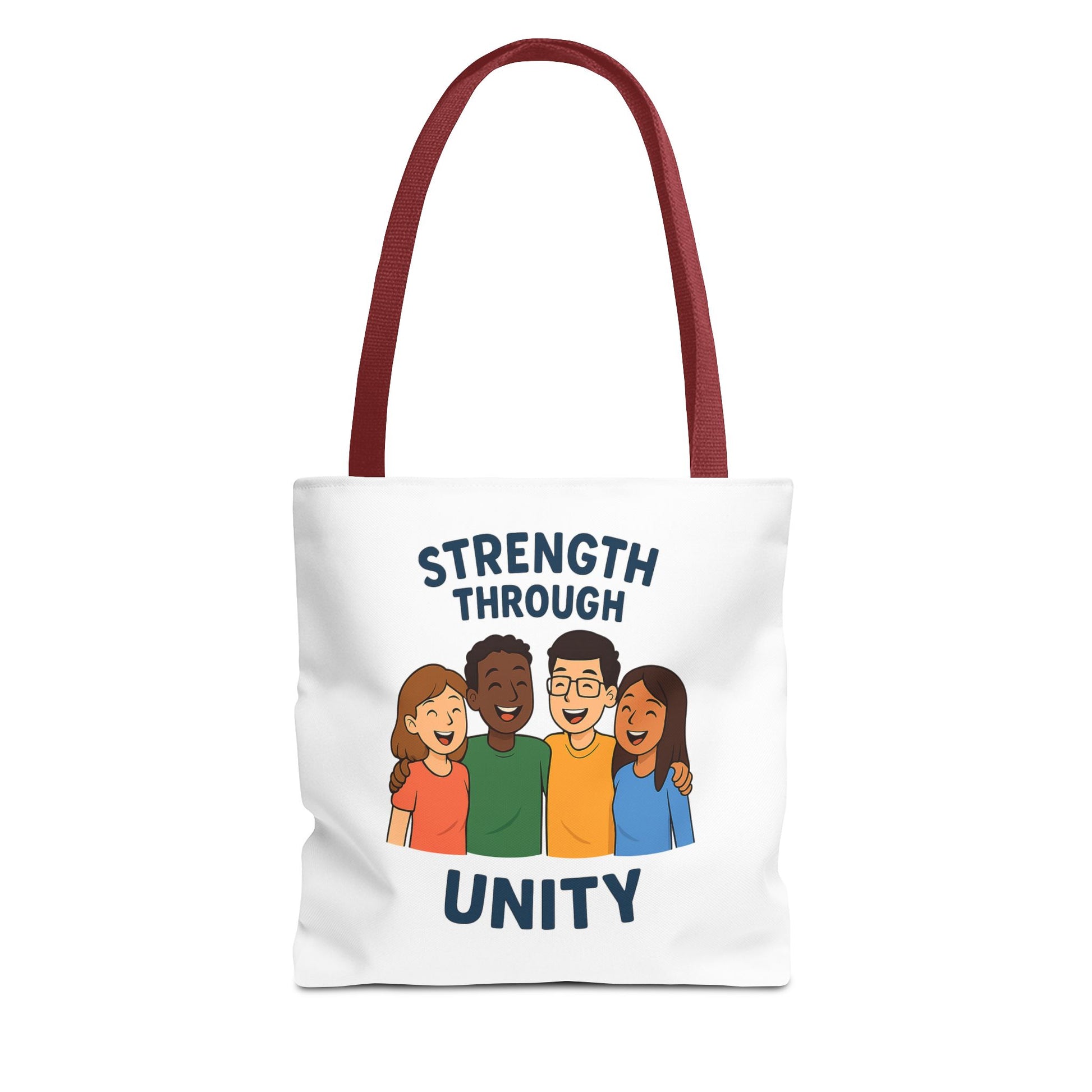 Unity Tote Bag | Strength Through Unity | Eco-Friendly Tote | Gift for Friends | Motivational Carryall | Community Spirit Bag - Wayal Store