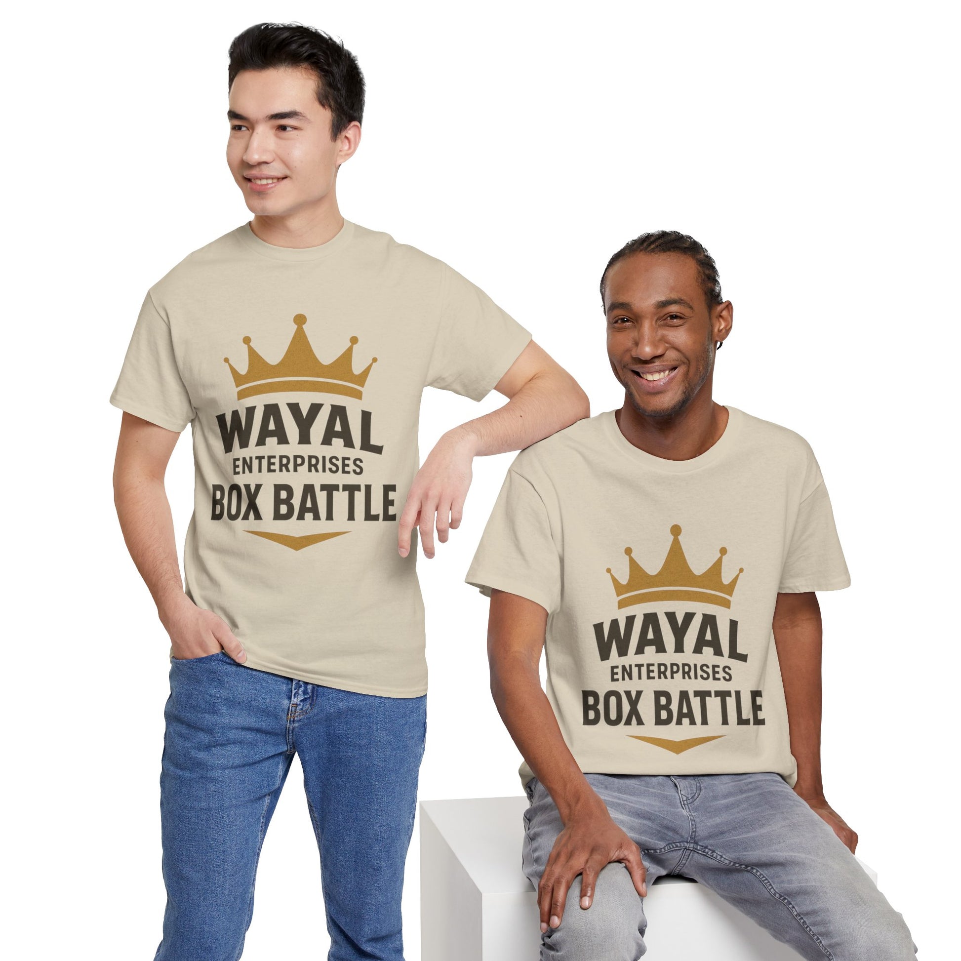 Wayal Enterprises Box Battle Unisex Heavy Cotton Tee
