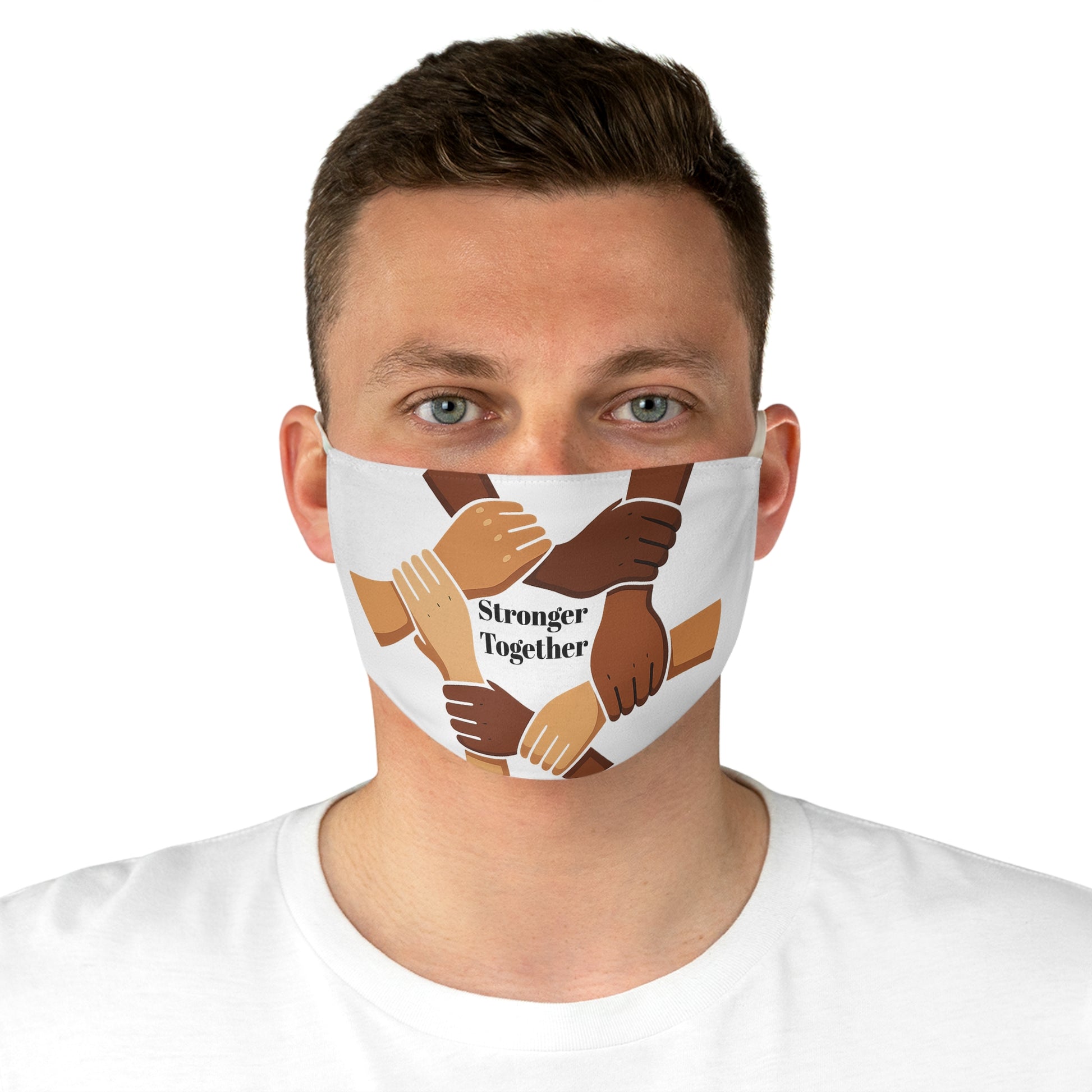 Diverse Community Fabric Face Mask | Stronger Together | Reusable Mask, Gift for Friends, Symbol of Unity, Festival Essential, Social [...] - Wayal Store