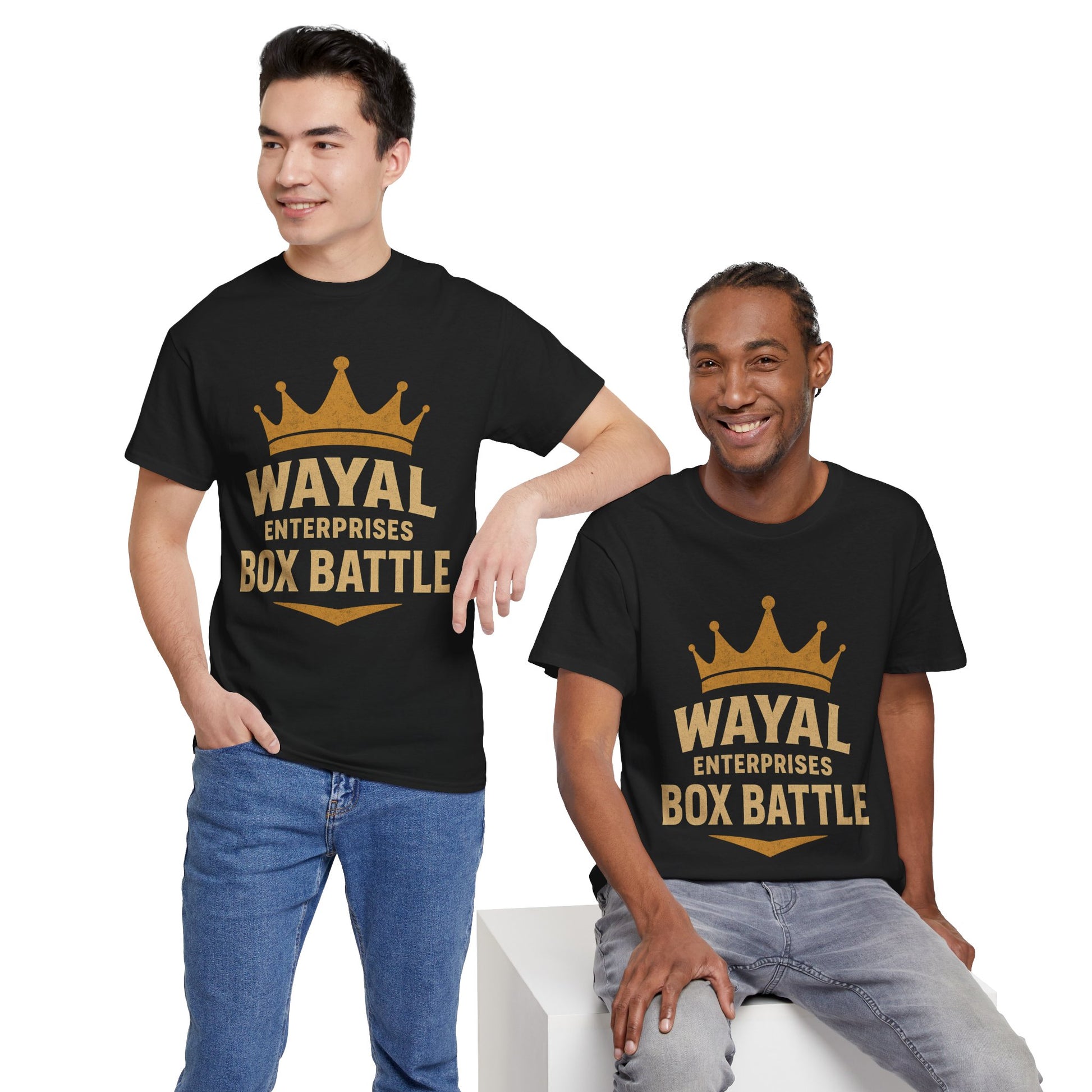 Wayal Enterprises Box Battle Unisex Heavy Cotton Tee