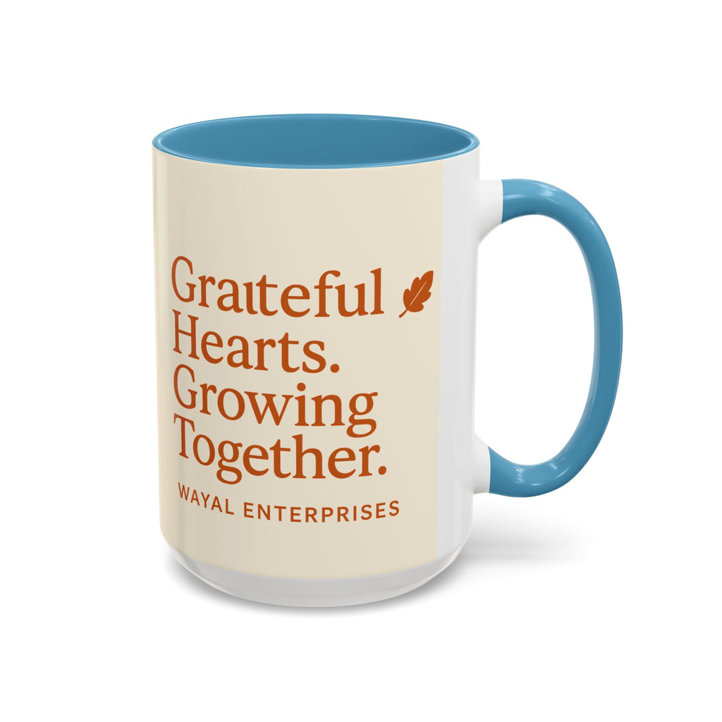 Grateful Hearts Coffee Mug - 11oz & 15oz - Perfect for Cozy Moments