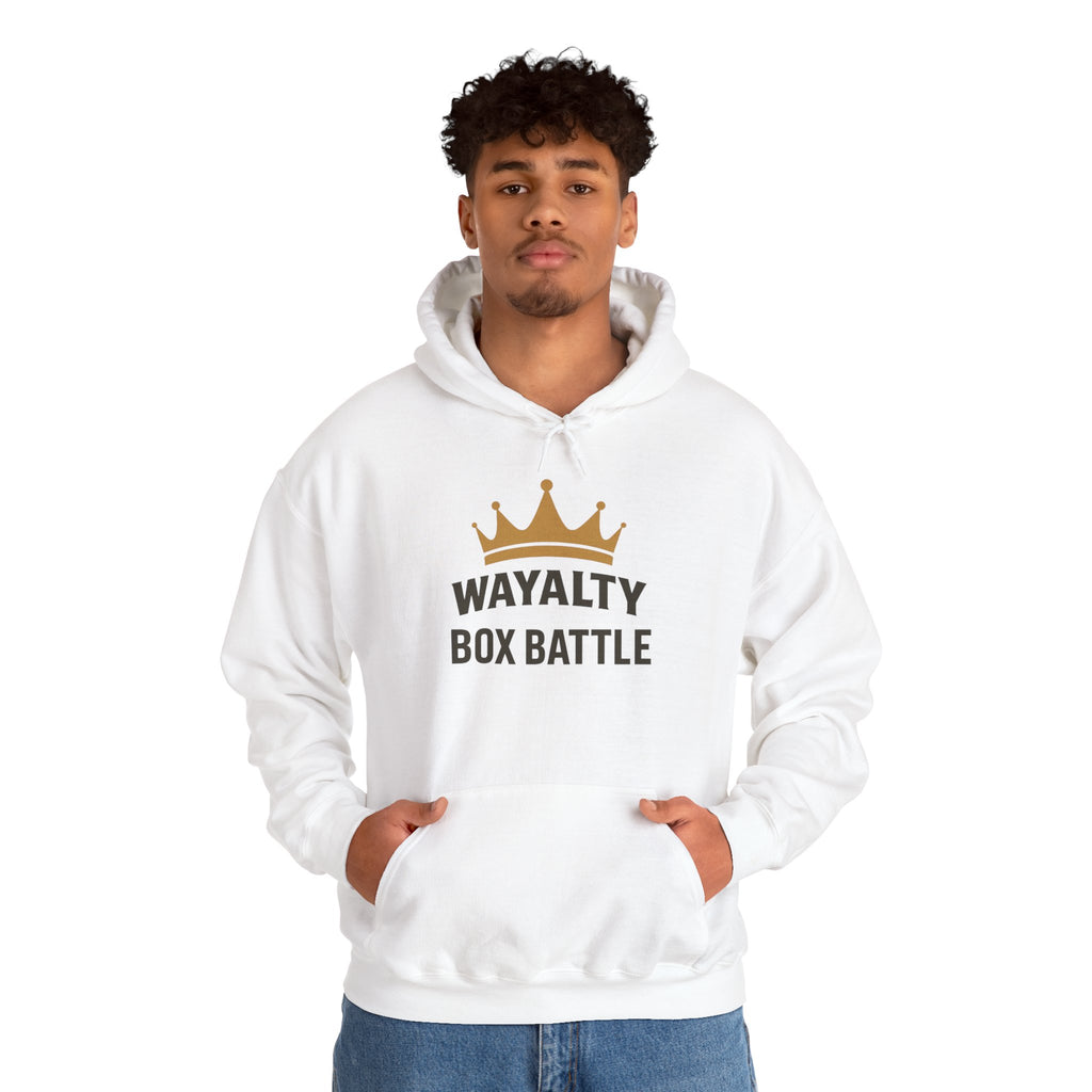 Wayalty Box Battle Hoodie — Crown Logo Pullover for Gaming Fans