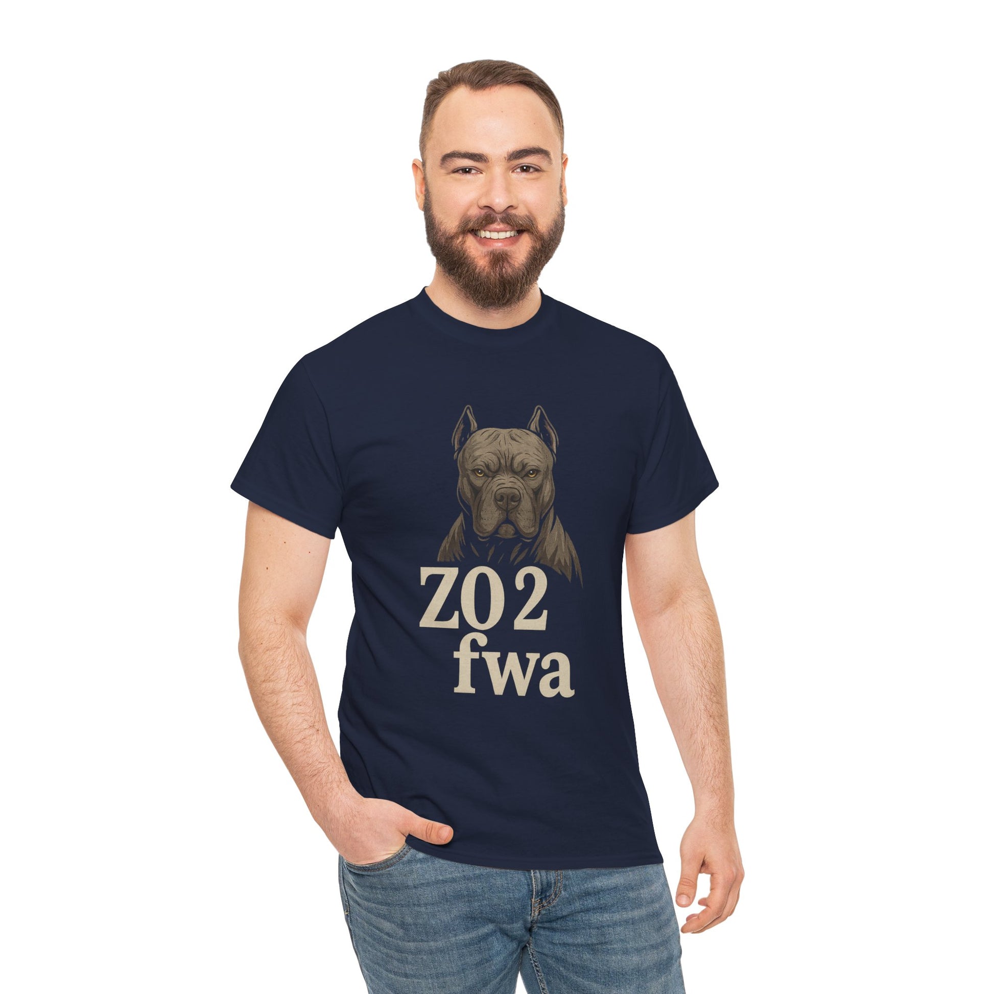 Stylish Dog-Themed Unisex Heavy Cotton Tee, Pet Lover Gift, Casual Wear, Animal Lover Apparel, Unique Graphic Tee, Everyday T-Shirt - Wayal Store
