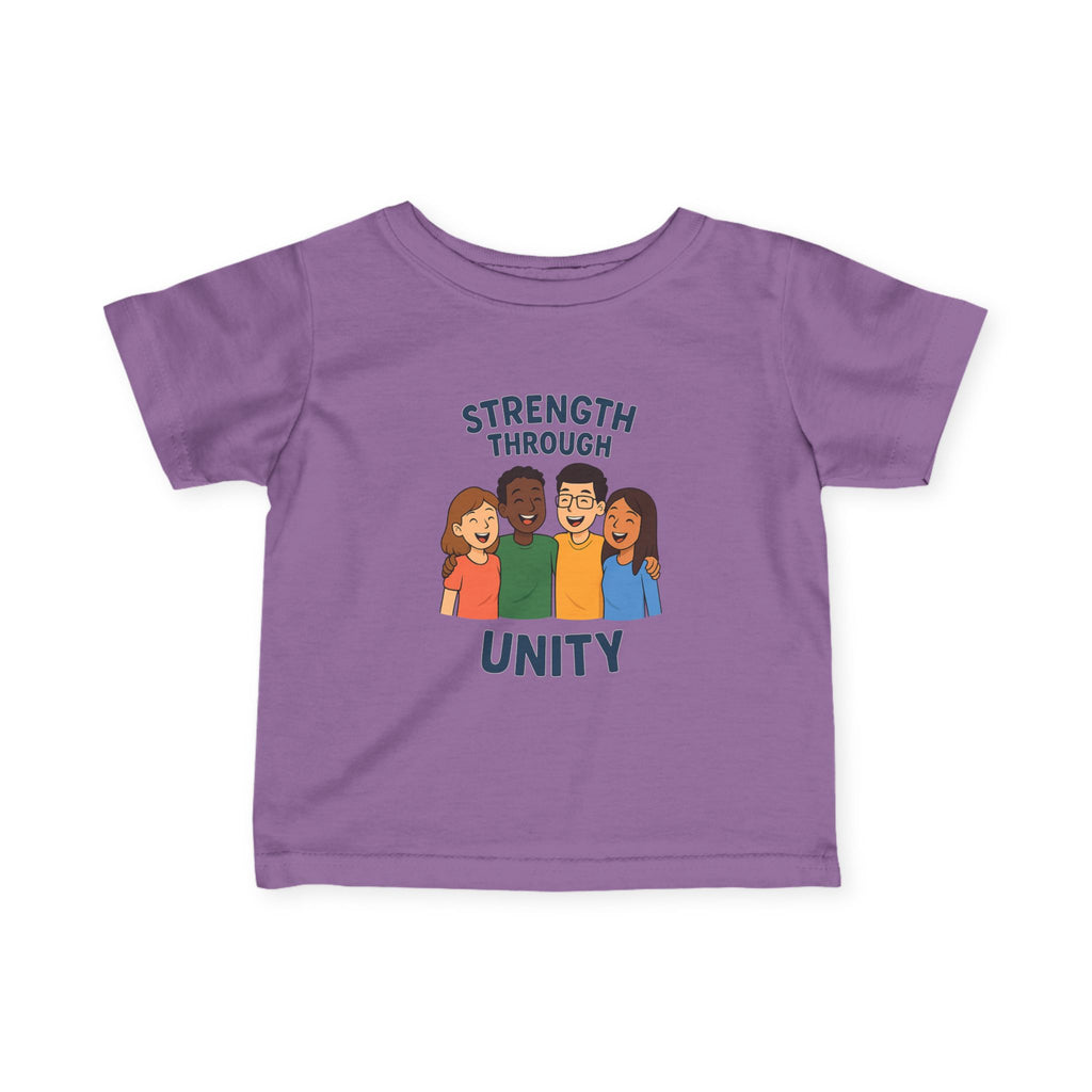 Unity Message Infant Tee - Strength Through Unity, Baby Shirt, Toddler Tee, Kids Apparel, Family Reunion Outfit - Wayal Store