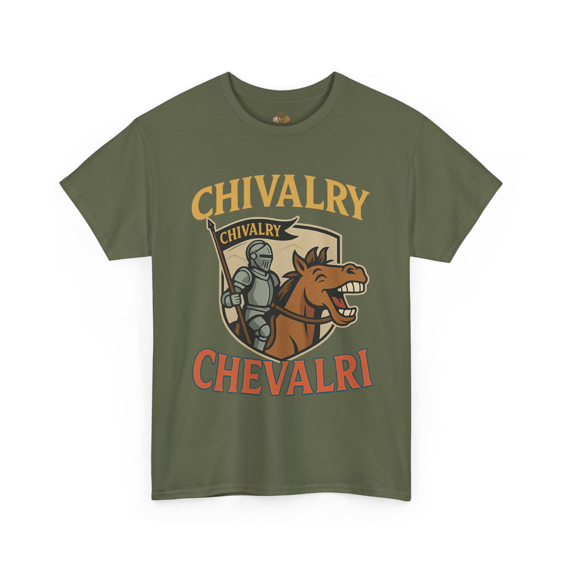 Chivalry-Themed Unisex Heavy Cotton Tee, Knight Shirt, Medieval Fan Apparel, Funny Gift, Renaissance Festival Clothing - Wayal Store