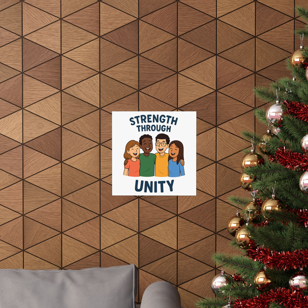 Unity Message Poster, Inspirational Art Print, Wall Décor, Motivational Home Decor, Positive Affirmation Art - Wayal Store