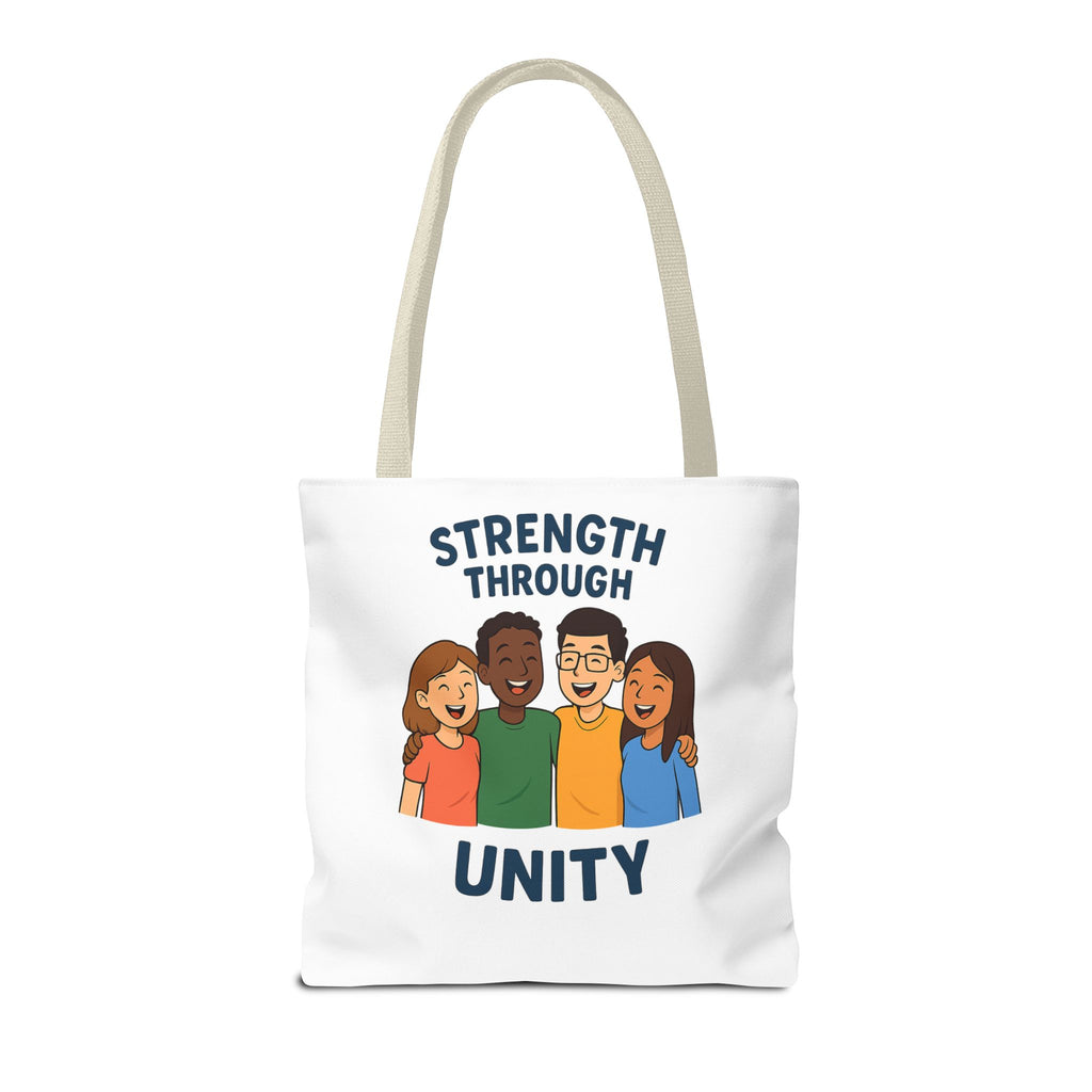 Unity Tote Bag | Strength Through Unity | Eco-Friendly Tote | Gift for Friends | Motivational Carryall | Community Spirit Bag - Wayal Store