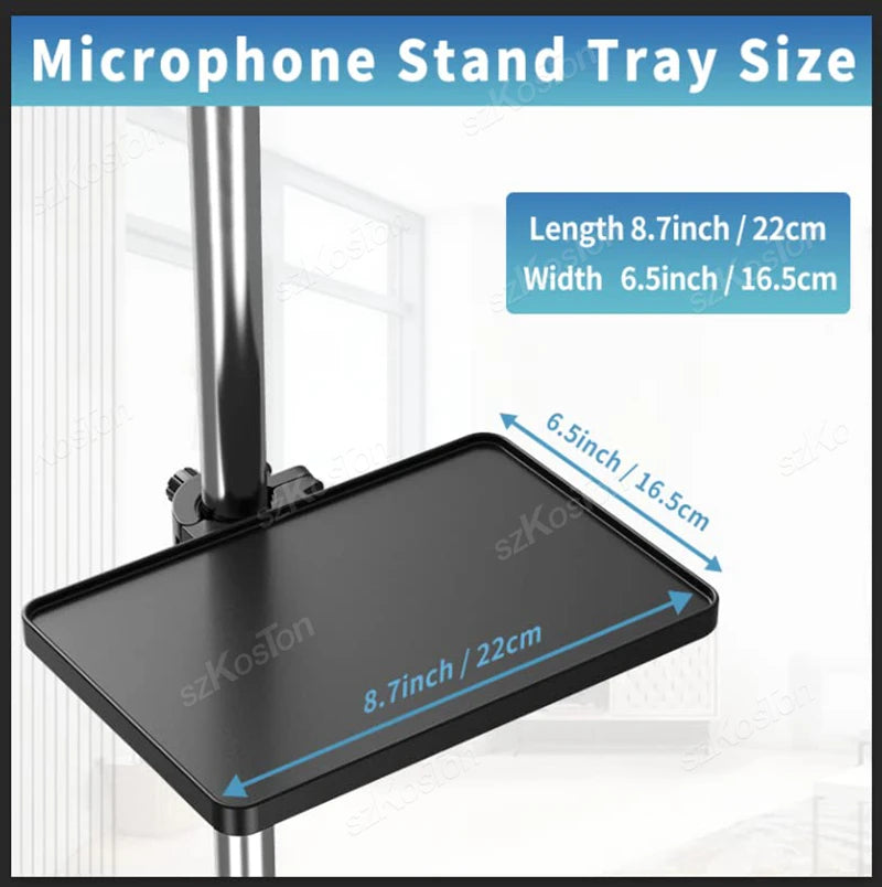 Universal Microphone Stand Tray High Quality Plastic Recording Sound Card Tray Live Streaming Music Stand Studio Mic Accessories - Wayal Store