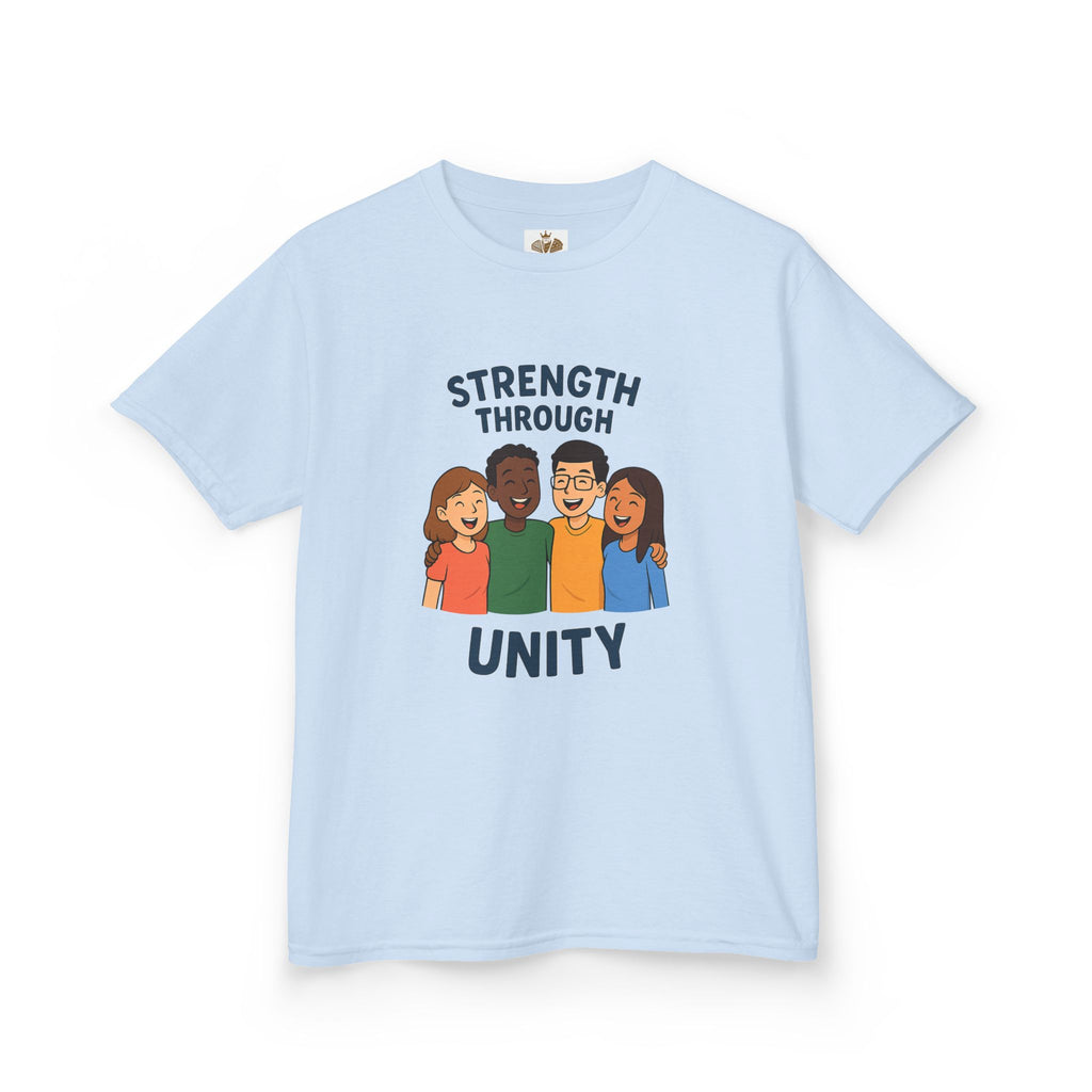 Unity & Strength Kids Tee, Inspirational Kids Shirt, Diversity Apparel, Friendship Gift, Team Spirit T-Shirt - Wayal Store