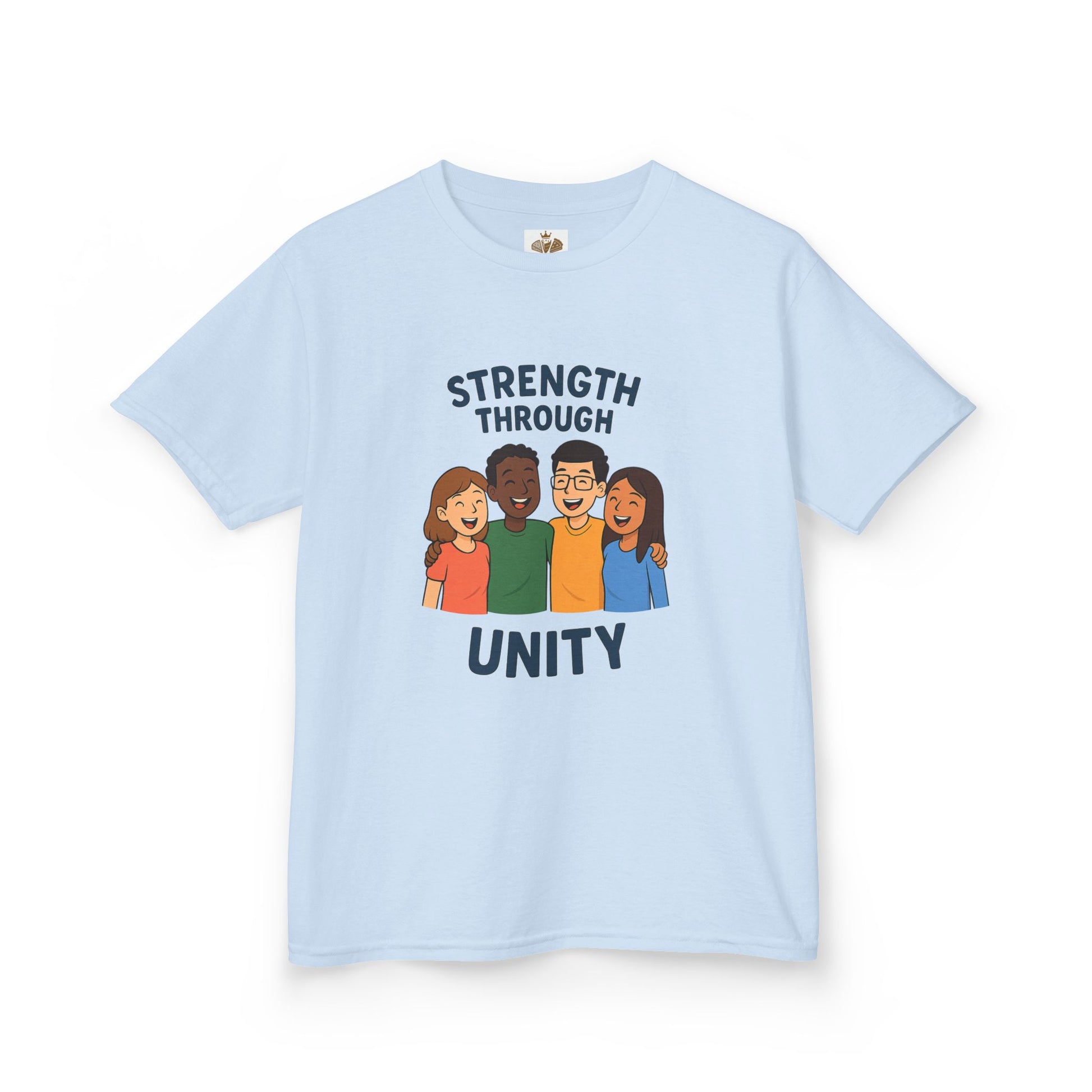 Unity & Strength Kids Tee, Inspirational Kids Shirt, Diversity Apparel, Friendship Gift, Team Spirit T-Shirt - Wayal Store