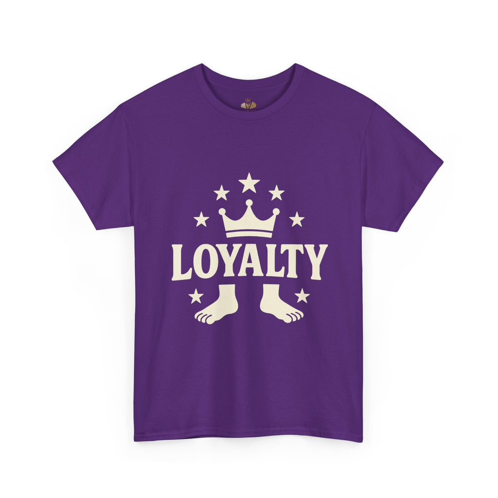 Loyalty Unisex Heavy Cotton Tee, Casual Tee, Streetwear Shirt, Gift for Friends, Everyday Wear, Graphic Tee - Wayal Store