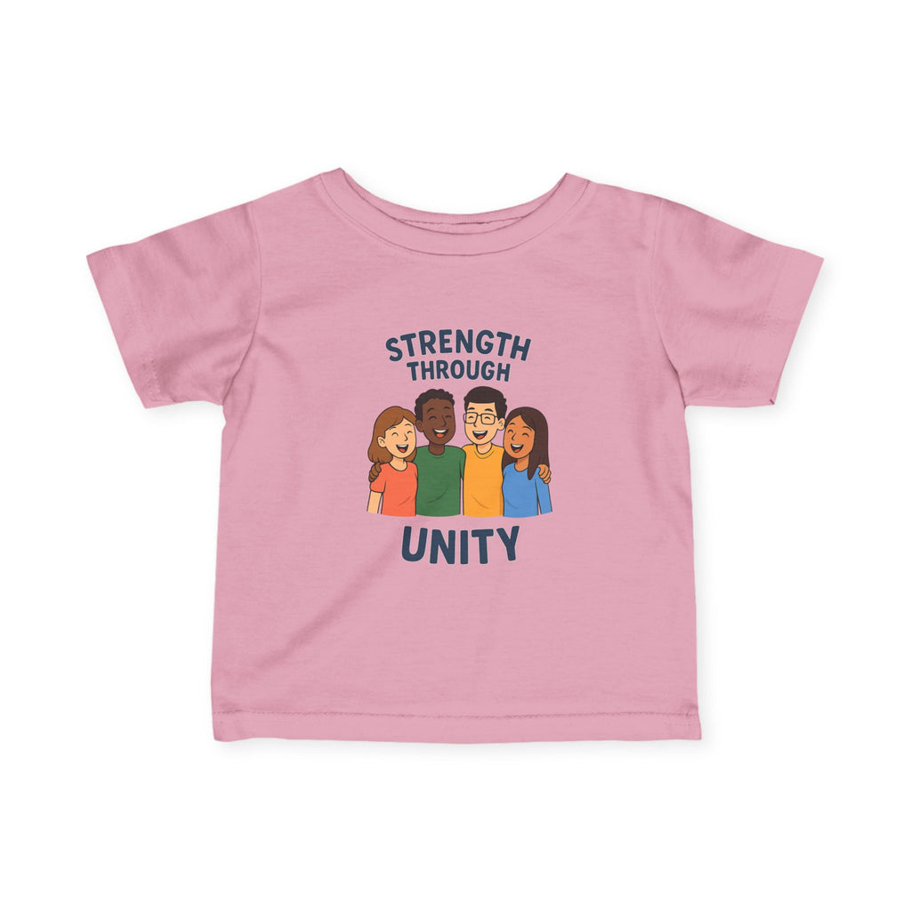 Unity Message Infant Tee - Strength Through Unity, Baby Shirt, Toddler Tee, Kids Apparel, Family Reunion Outfit - Wayal Store